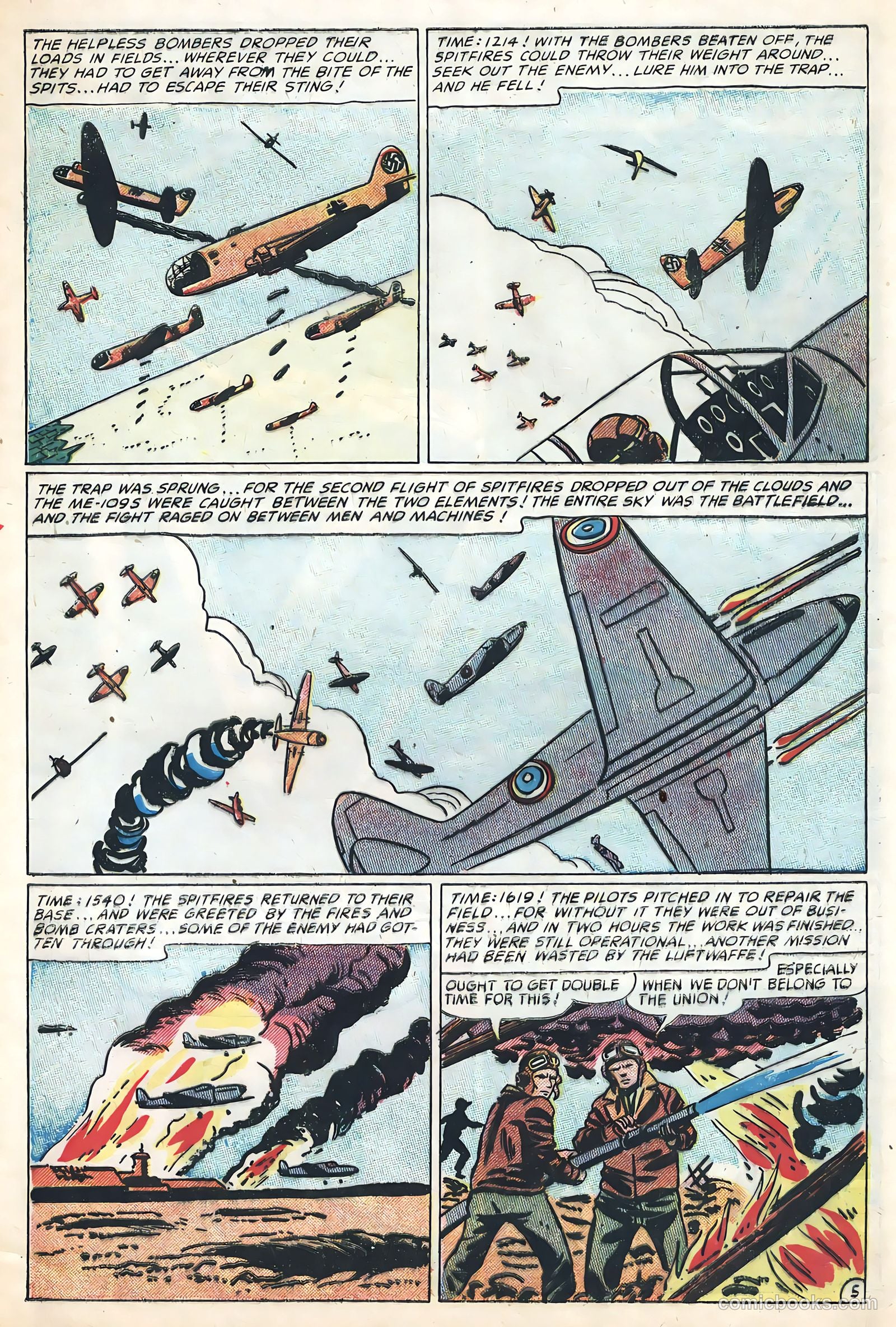 Flying Aces #1 (1955) — page 31 of 36