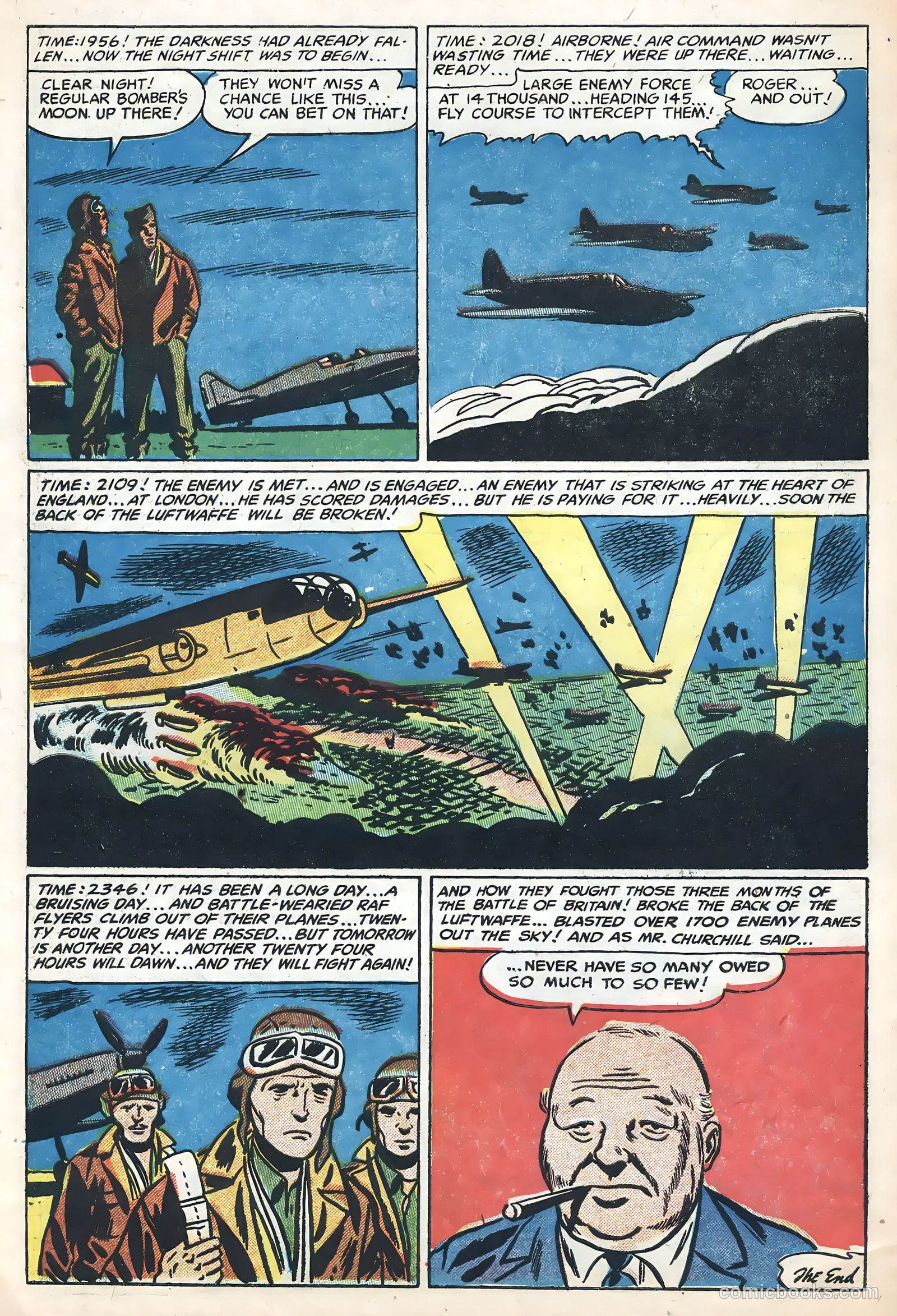 Flying Aces #1 (1955) — page 32 of 36