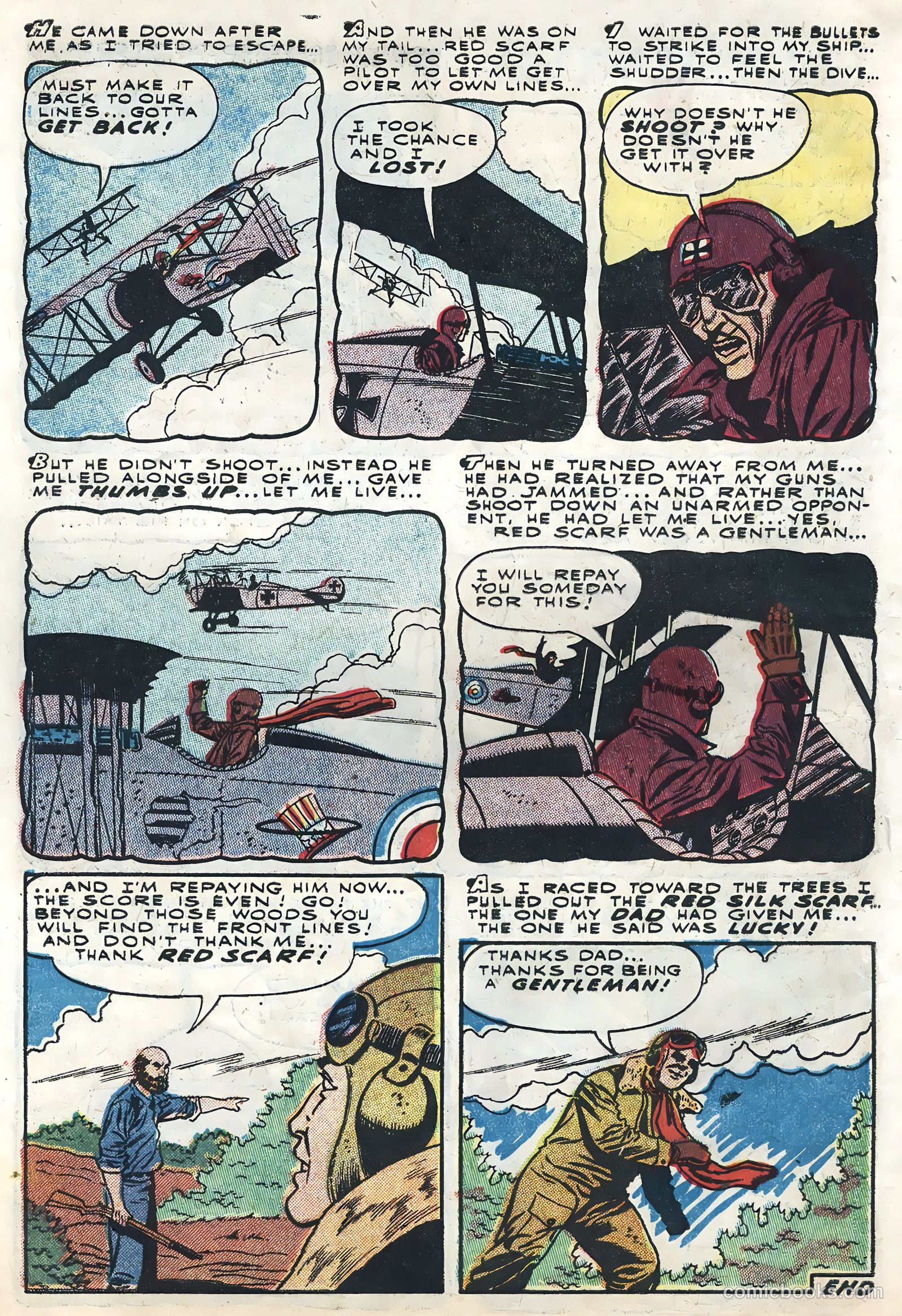 Flying Aces #2 (1955) — page 8 of 36