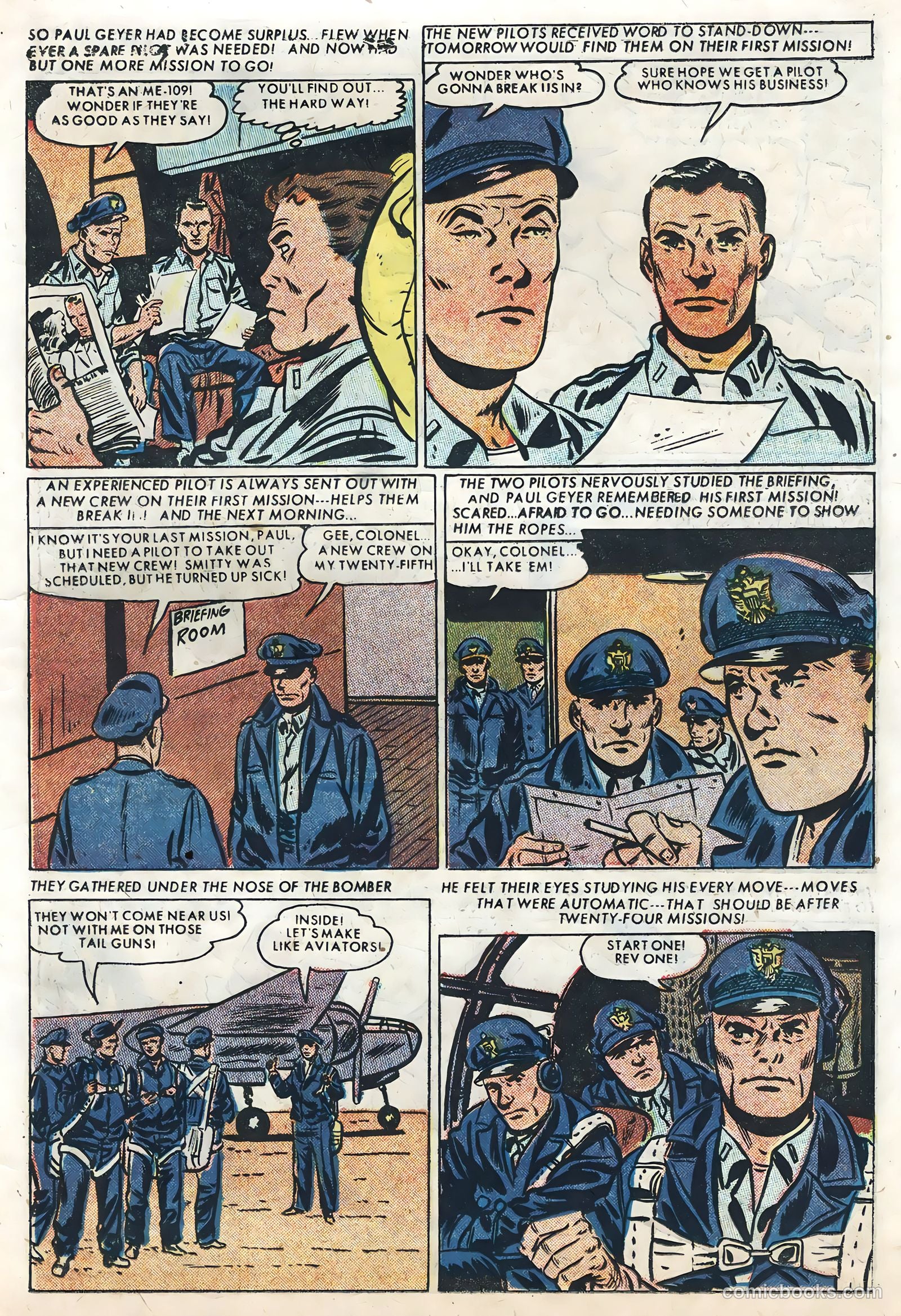 Flying Aces #2 (1955) — page 21 of 36