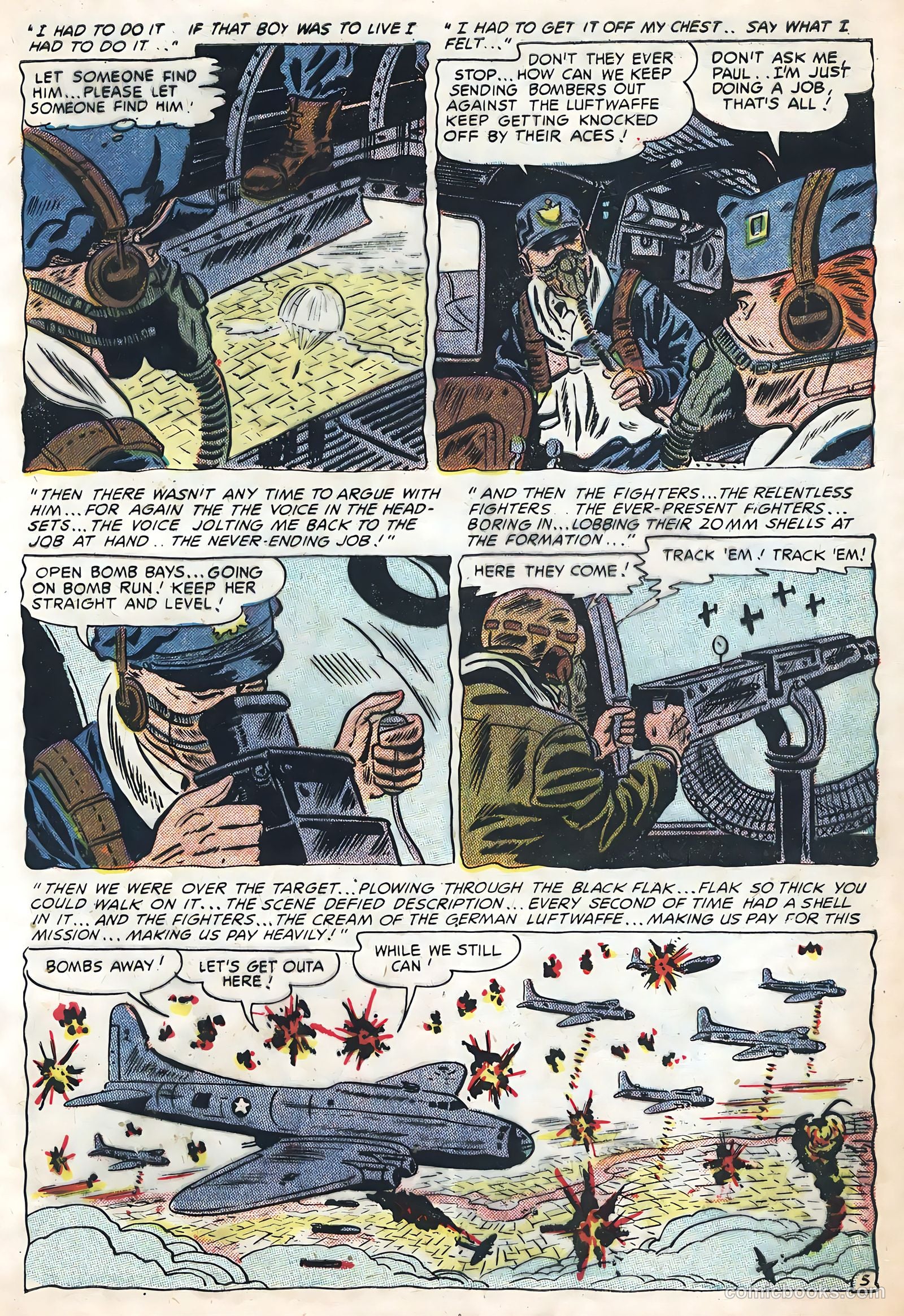Flying Aces #3 (1955) — page 7 of 36