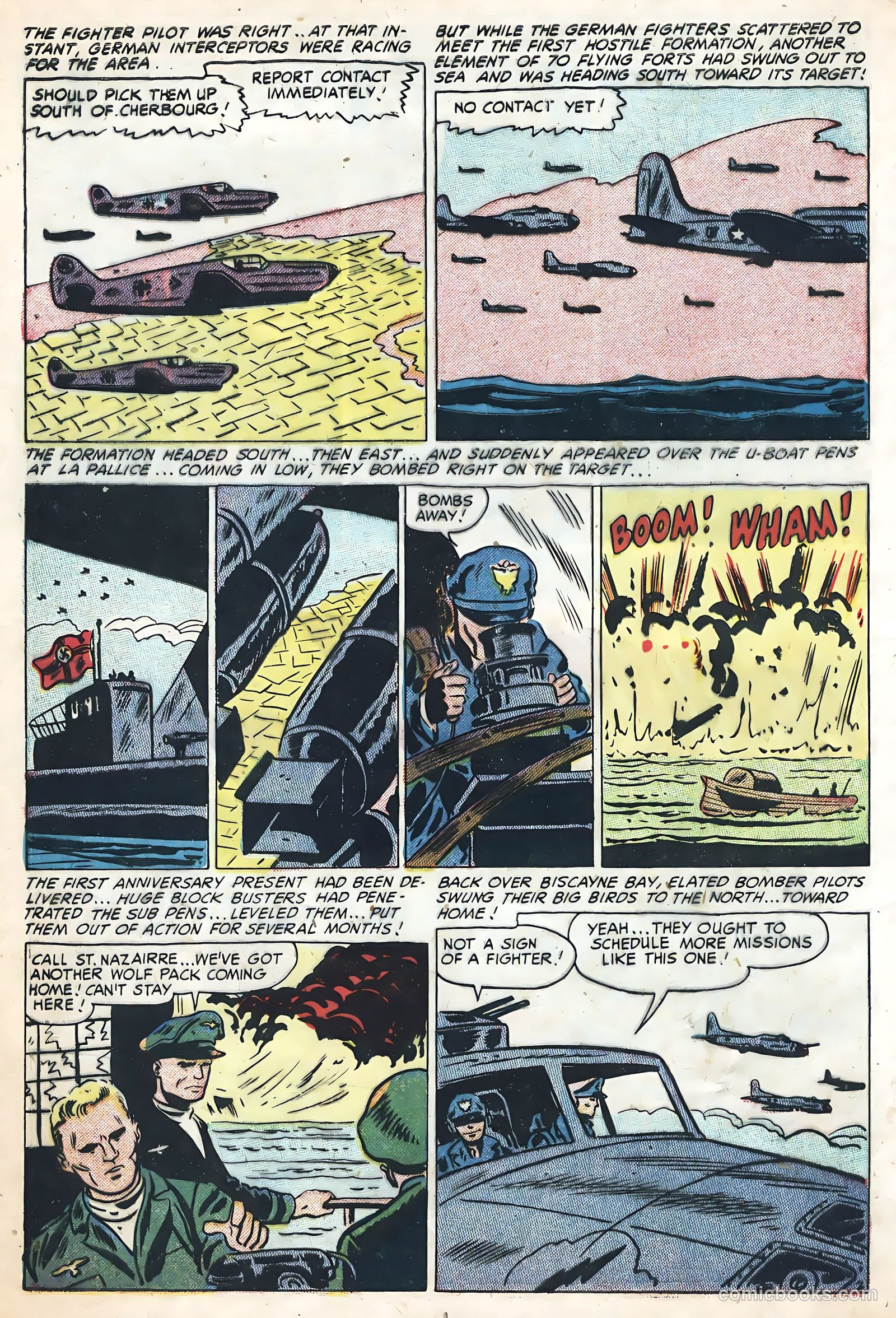 Flying Aces #3 (1955) — page 30 of 36
