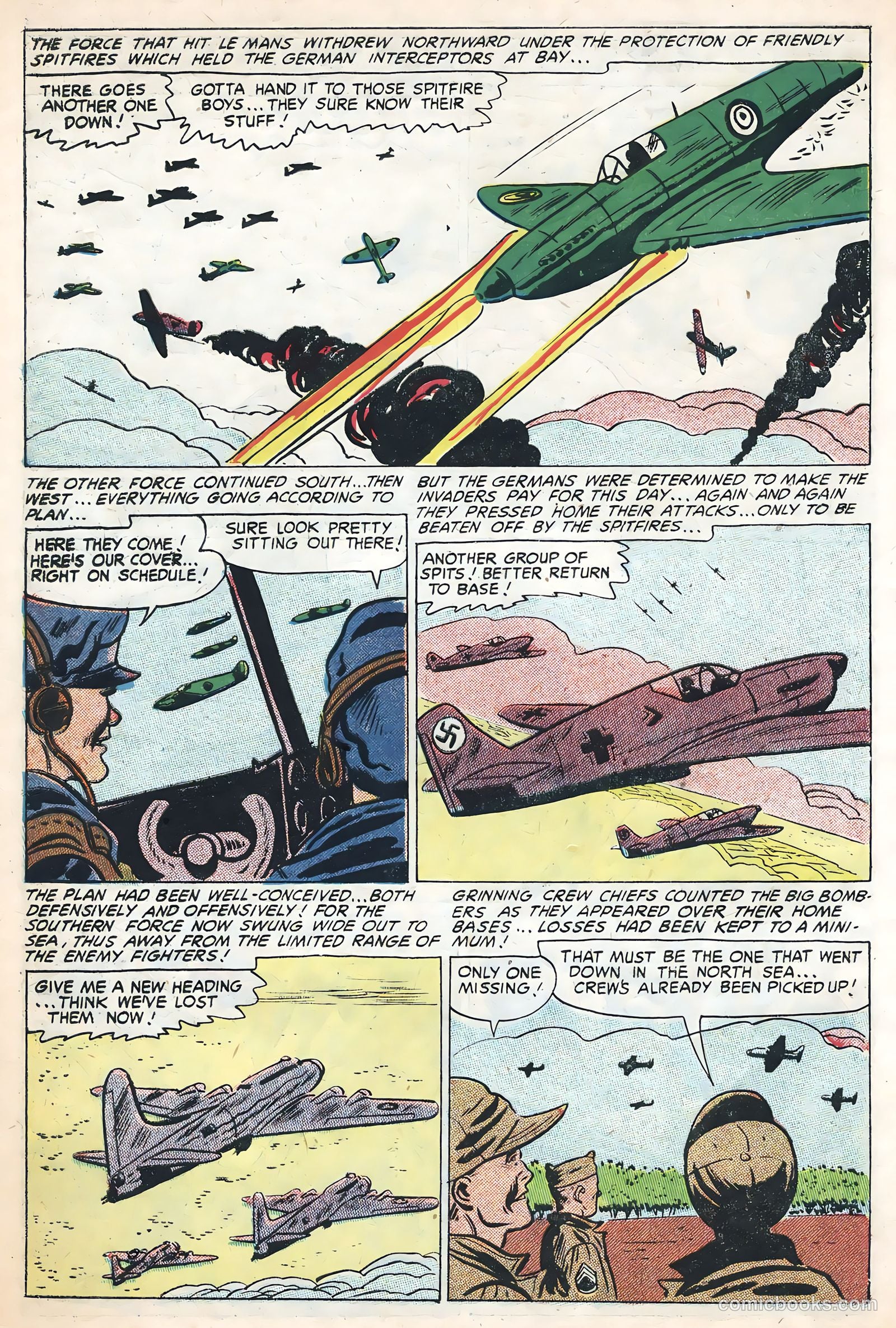 Flying Aces #3 (1955) — page 32 of 36