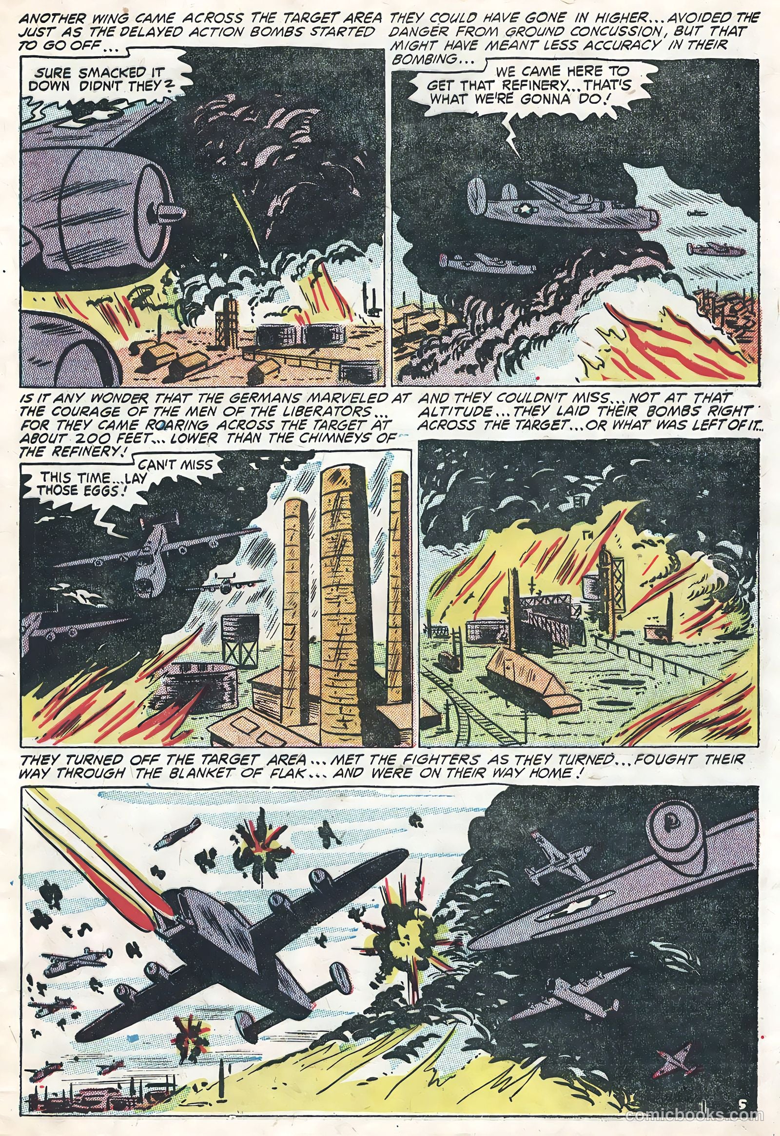Flying Aces #5 (1956) — page 7 of 36