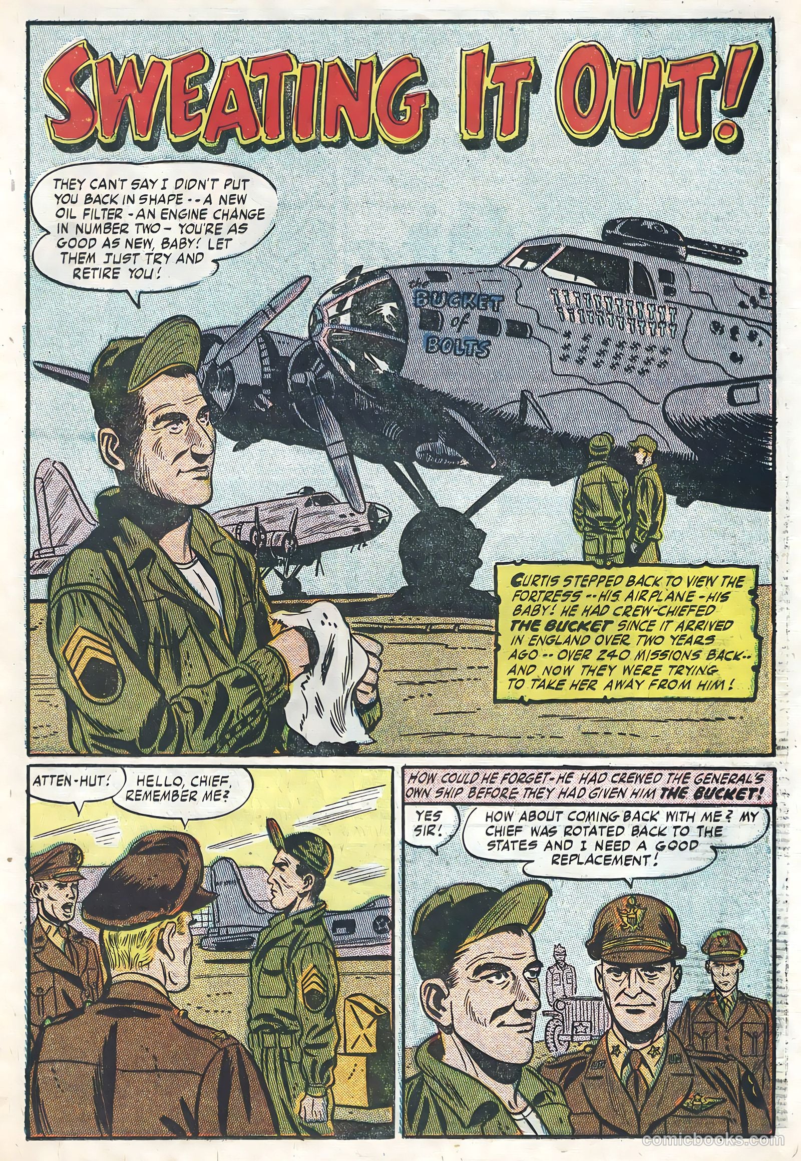 Flying Aces #5 (1956) — page 21 of 36