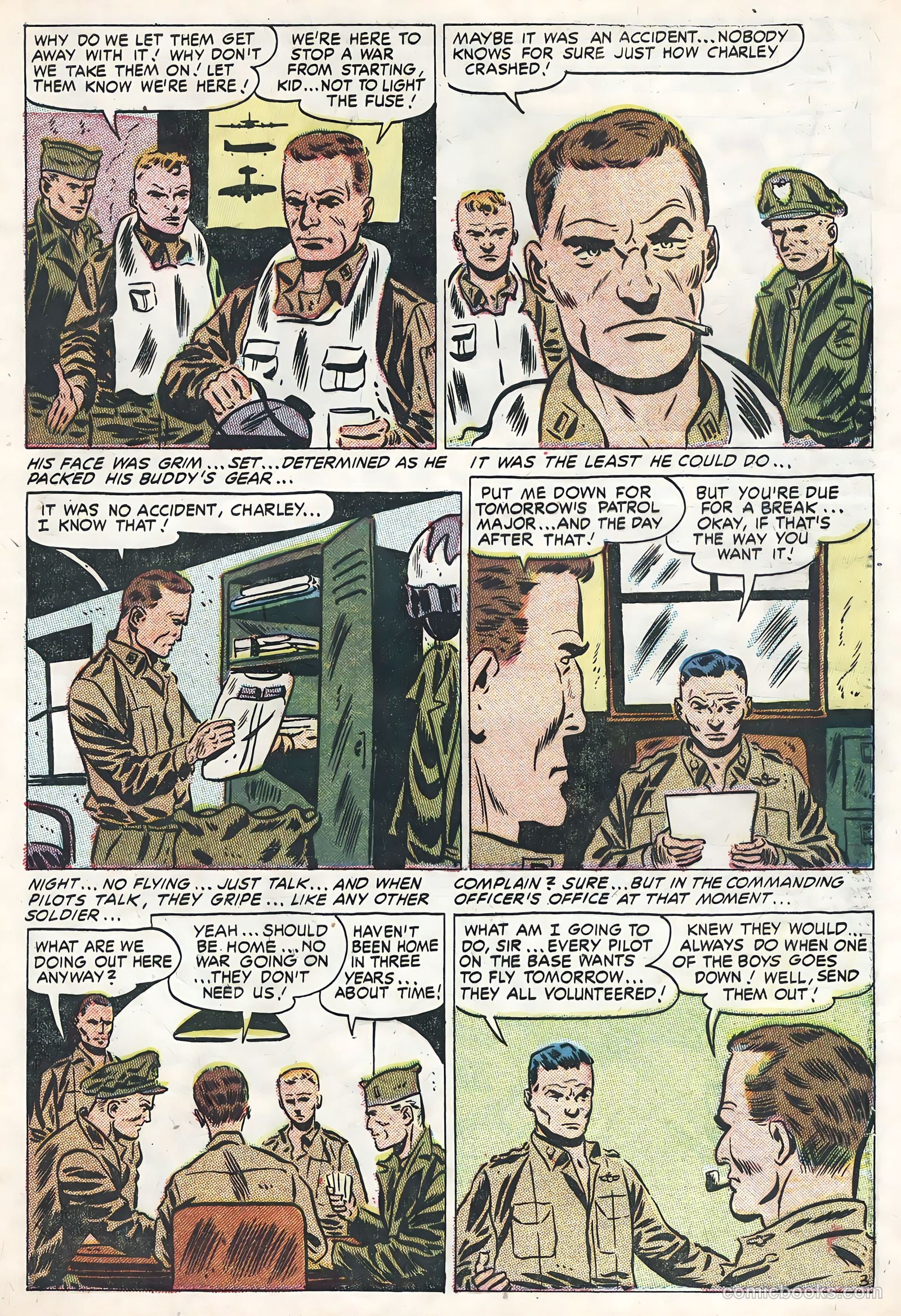 Flying Aces #5 (1956) — page 31 of 36