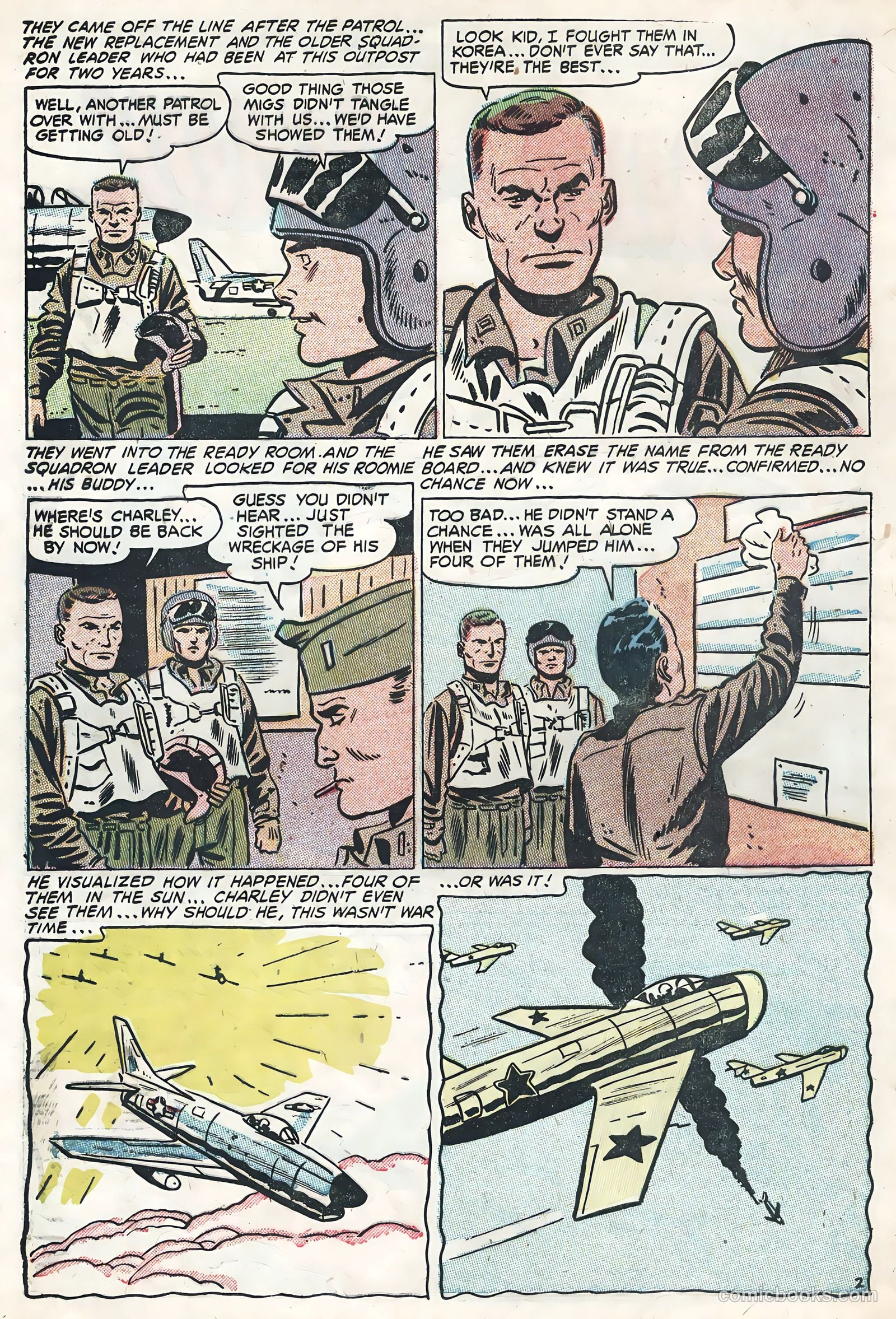 Flying Aces #5 (1956) — page 30 of 36