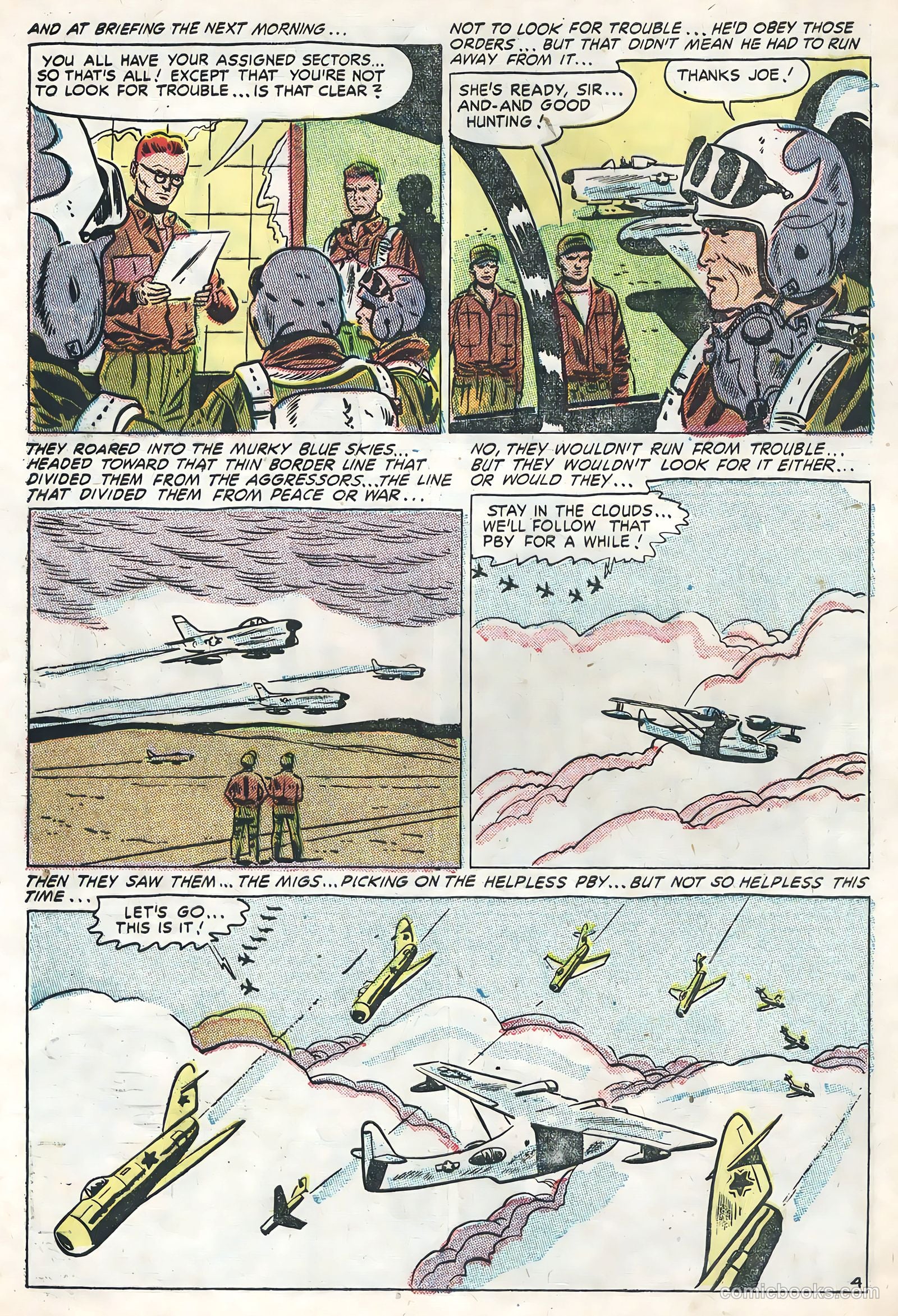 Flying Aces #5 (1956) — page 32 of 36