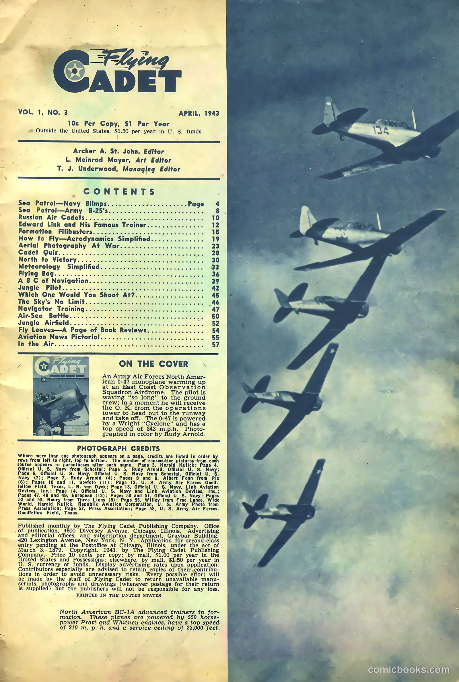Flying Cadet #3 (1943) — page 3 of 60