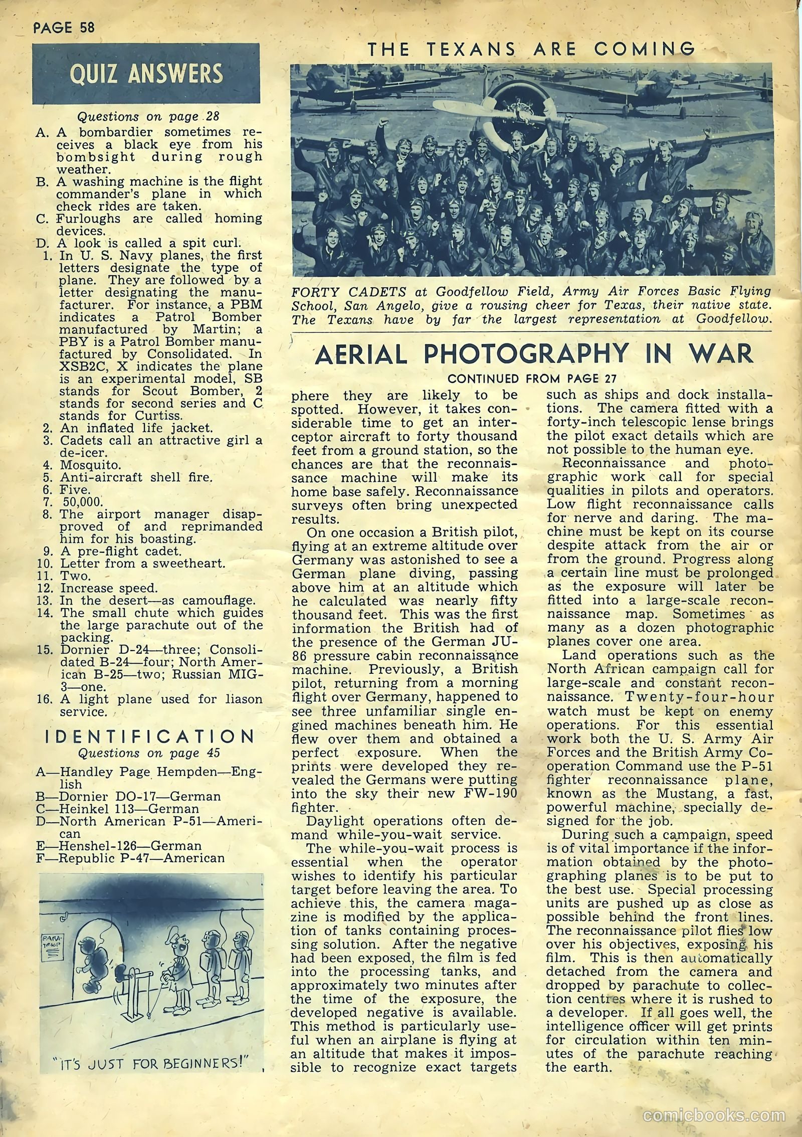 Flying Cadet #3 (1943) — page 58 of 60