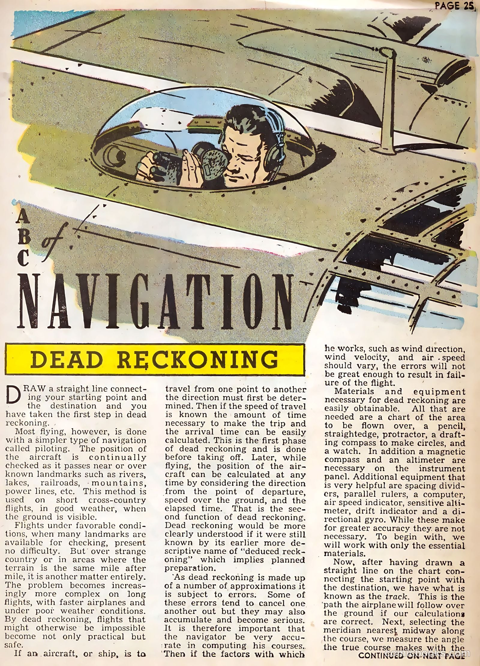 Flying Cadet #6 (1943) — page 25 of 60
