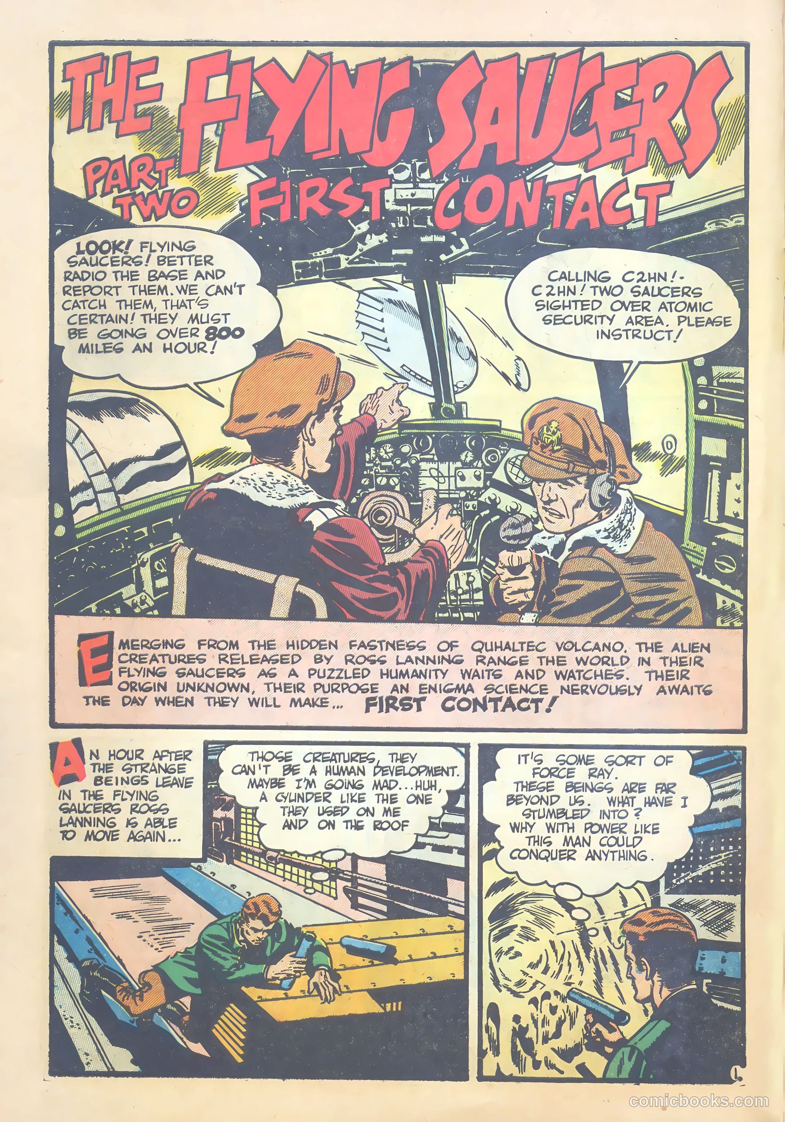 Flying Saucers #1 (1950) — page 10 of 36