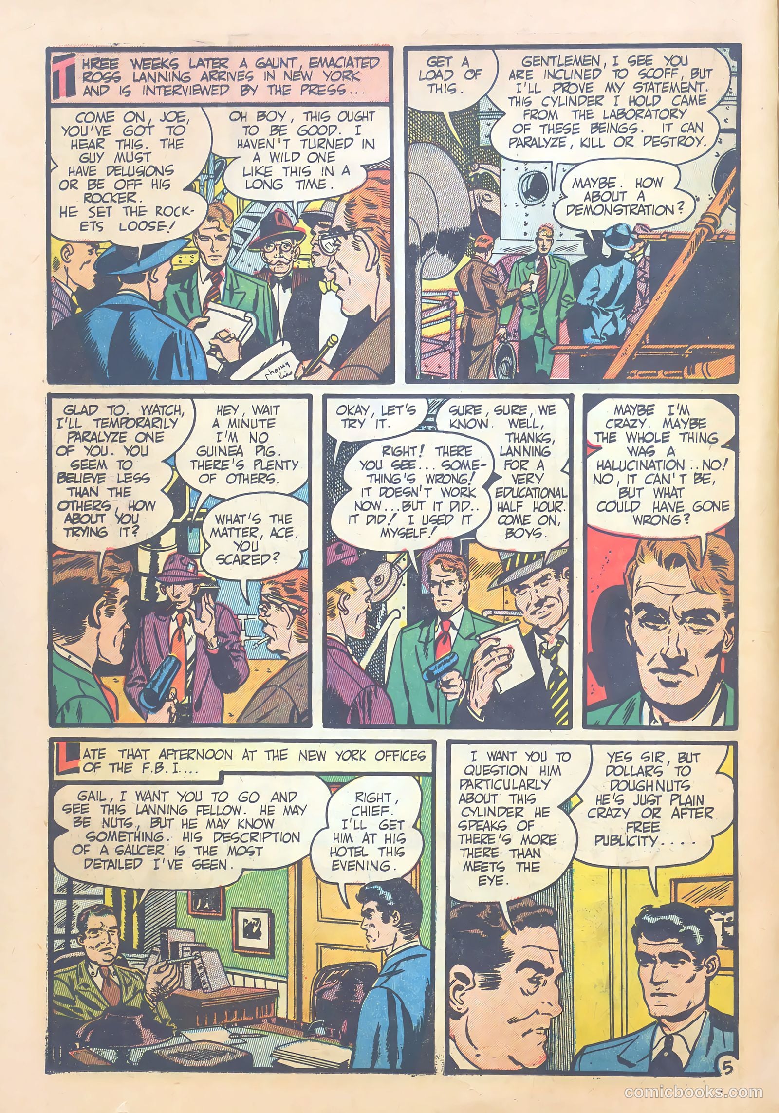 Flying Saucers #1 (1950) — page 14 of 36