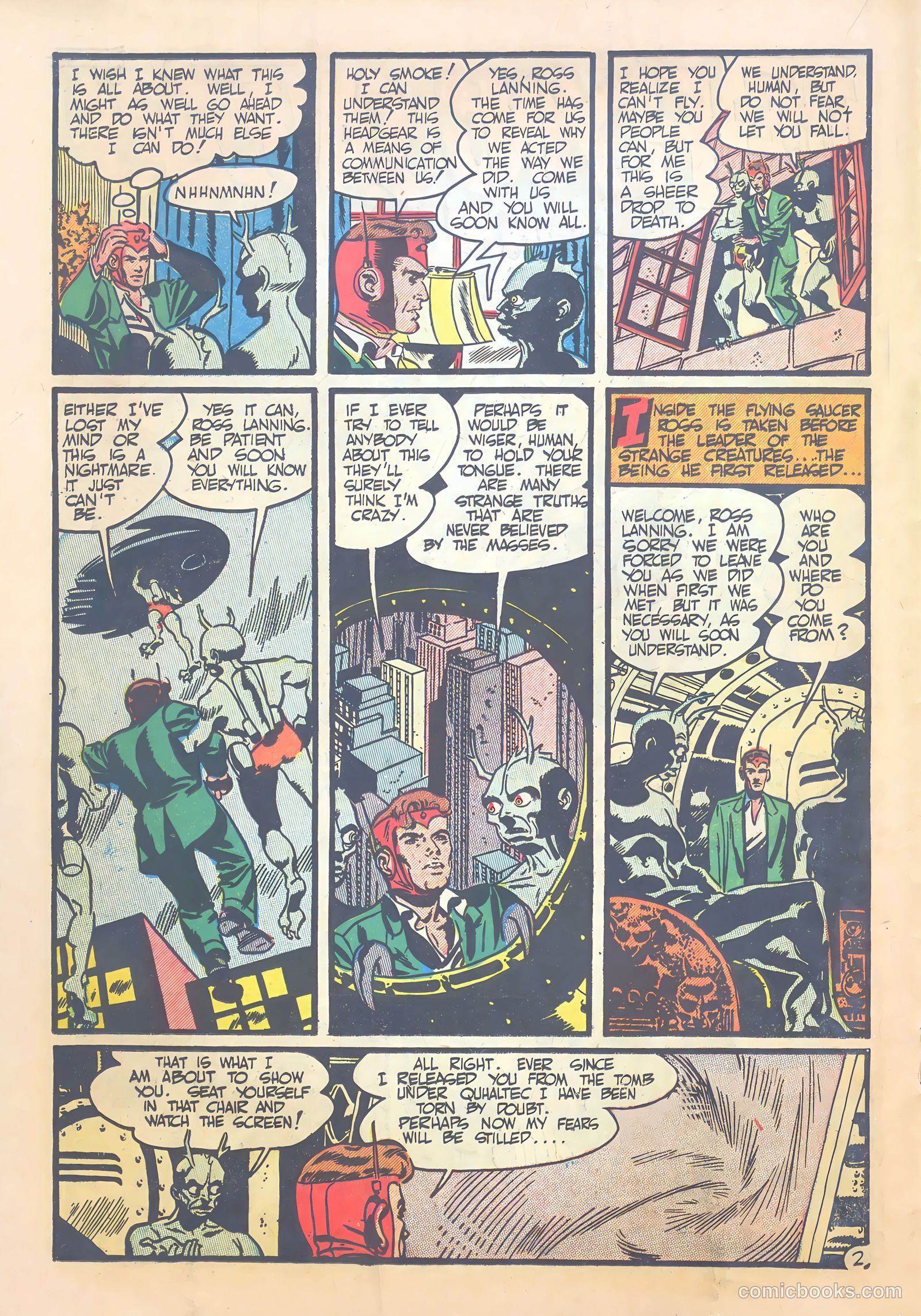 Flying Saucers #1 (1950) — page 18 of 36