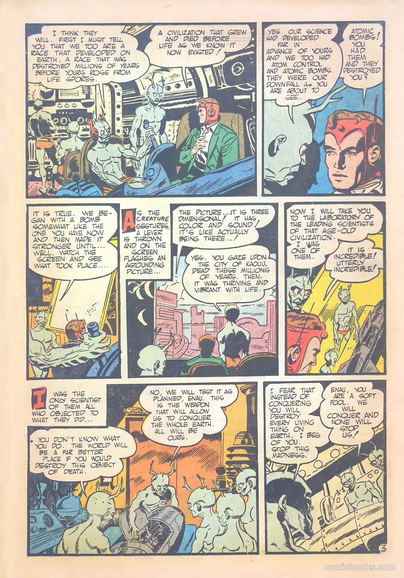 Flying Saucers #1 (1950) — page 19 of 36