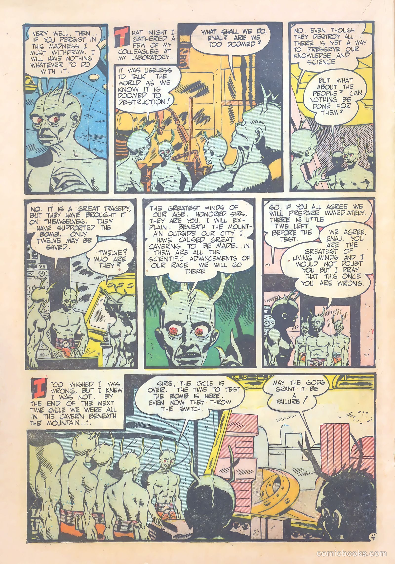Flying Saucers #1 (1950) — page 20 of 36