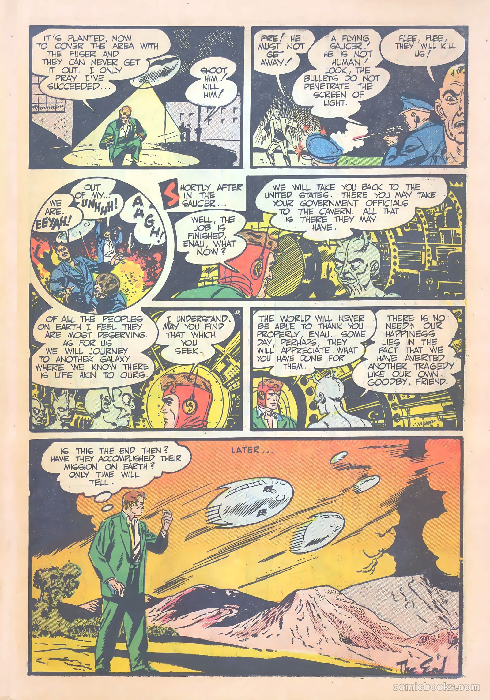 Flying Saucers #1 (1950) — page 23 of 36