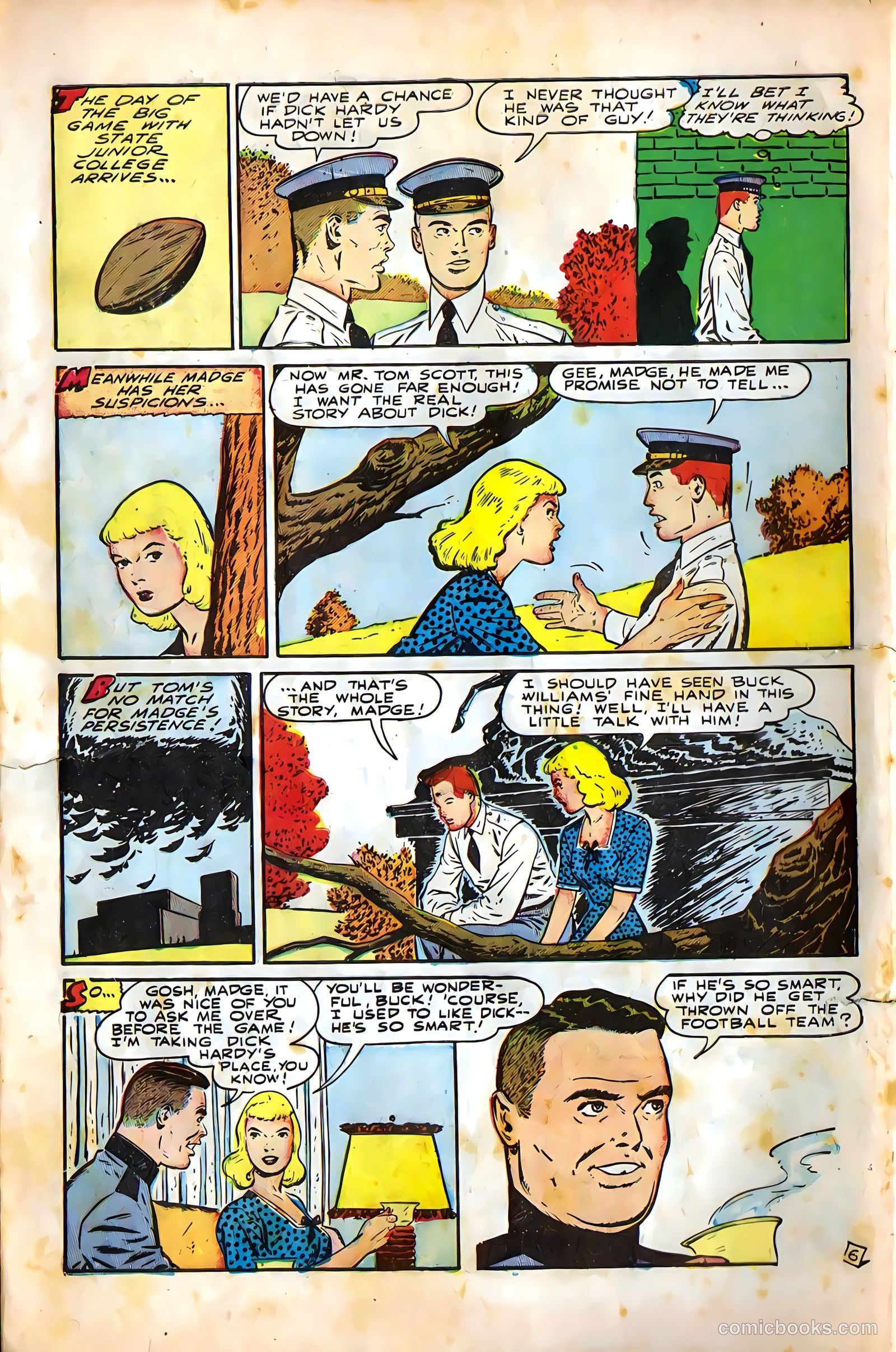 All-Pro Sports Comics #5 (1949) — page 8 of 36