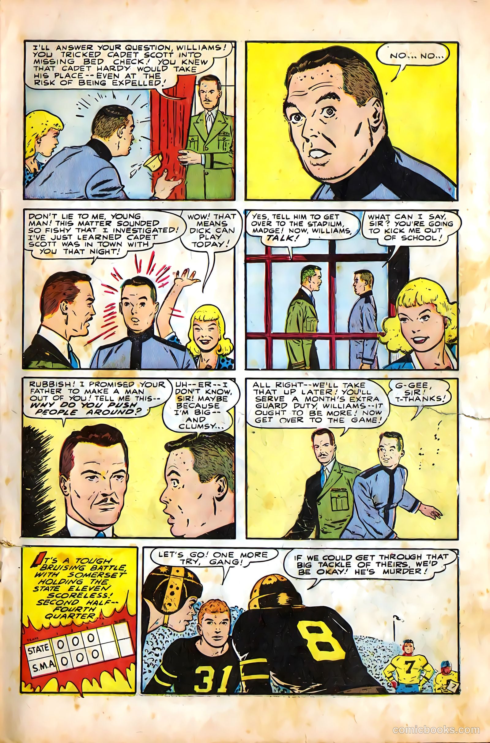 All-Pro Sports Comics #5 (1949) — page 9 of 36