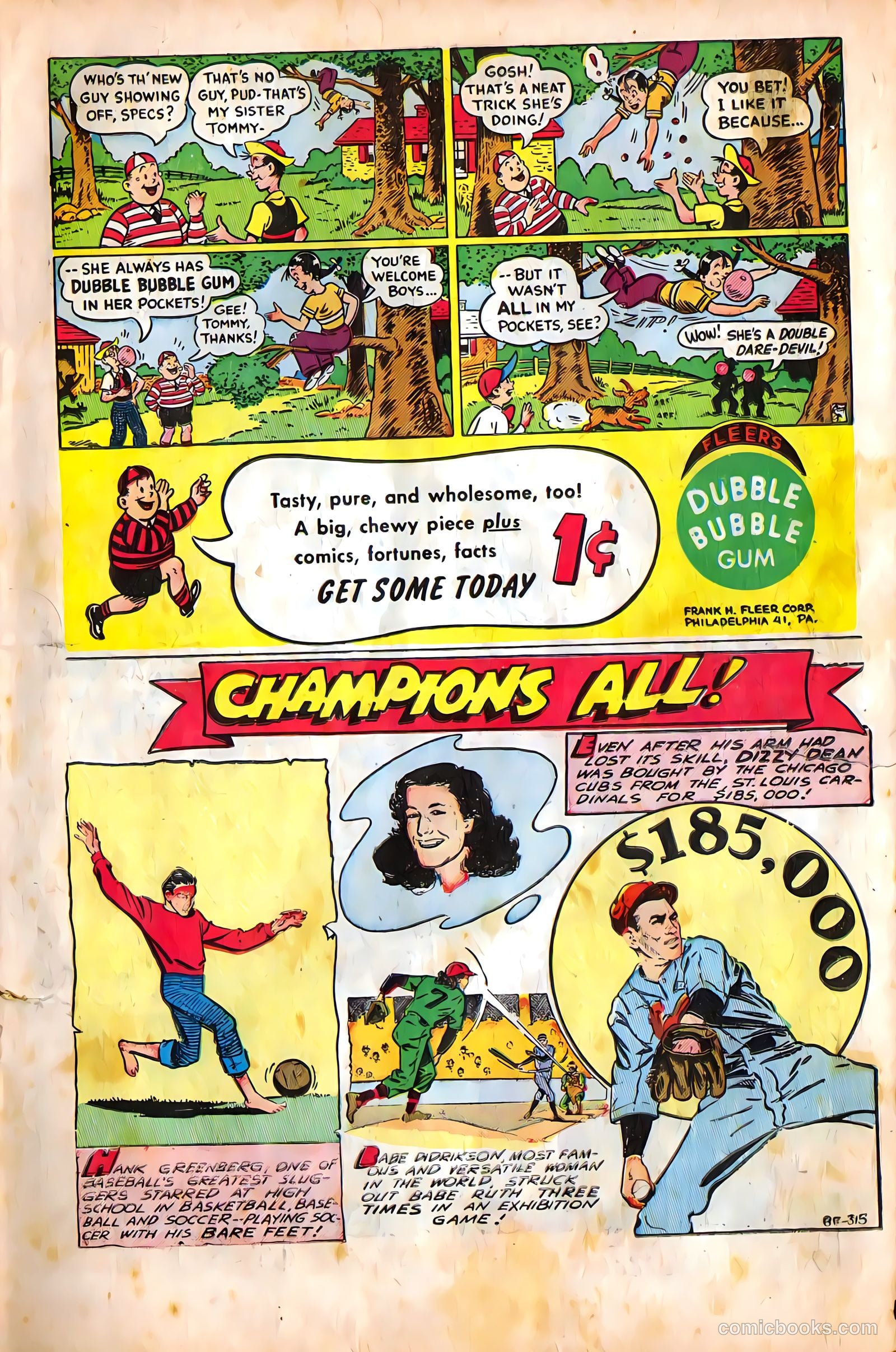 All-Pro Sports Comics #5 (1949) — page 11 of 36
