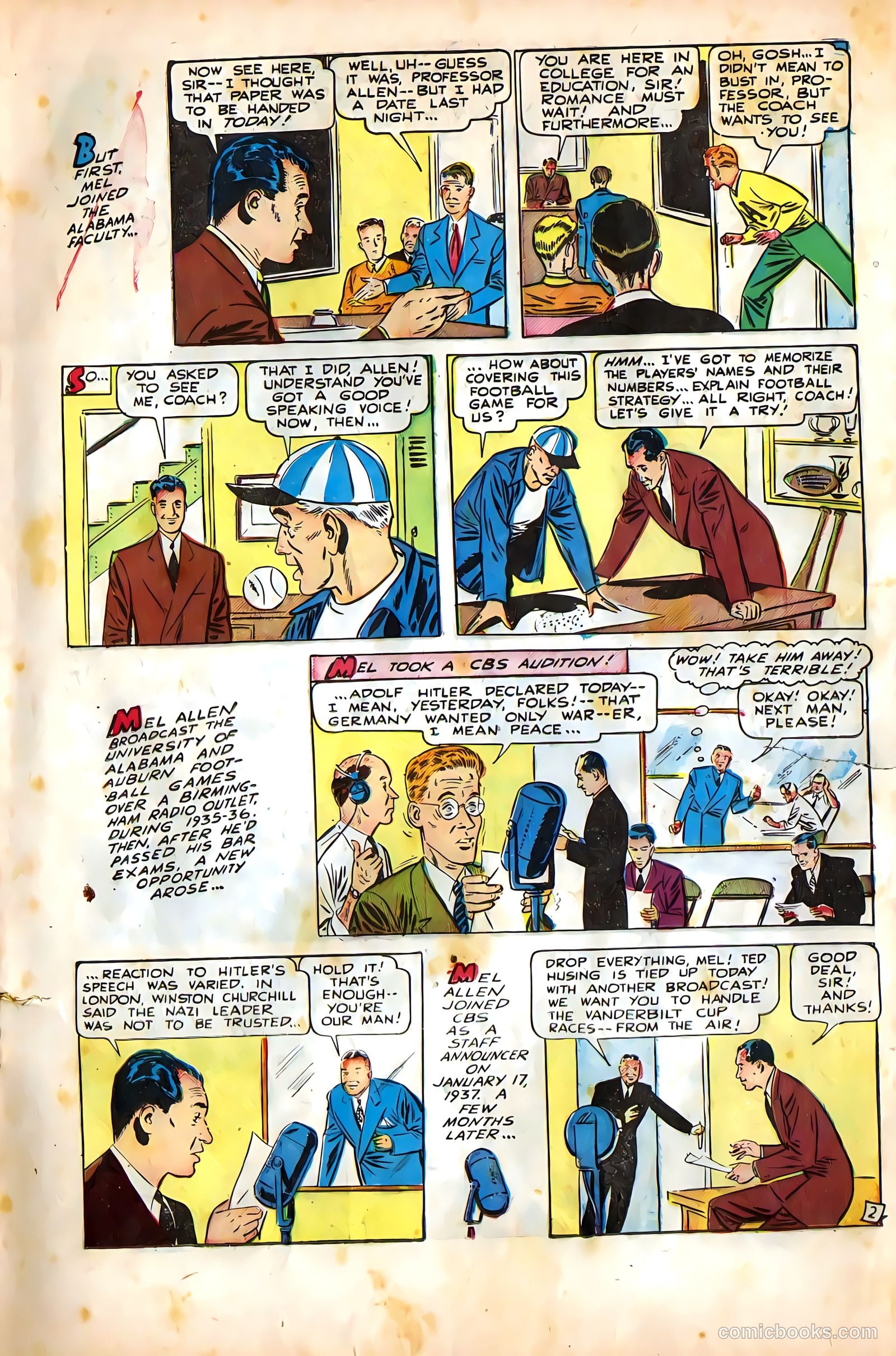All-Pro Sports Comics #5 (1949) — page 13 of 36