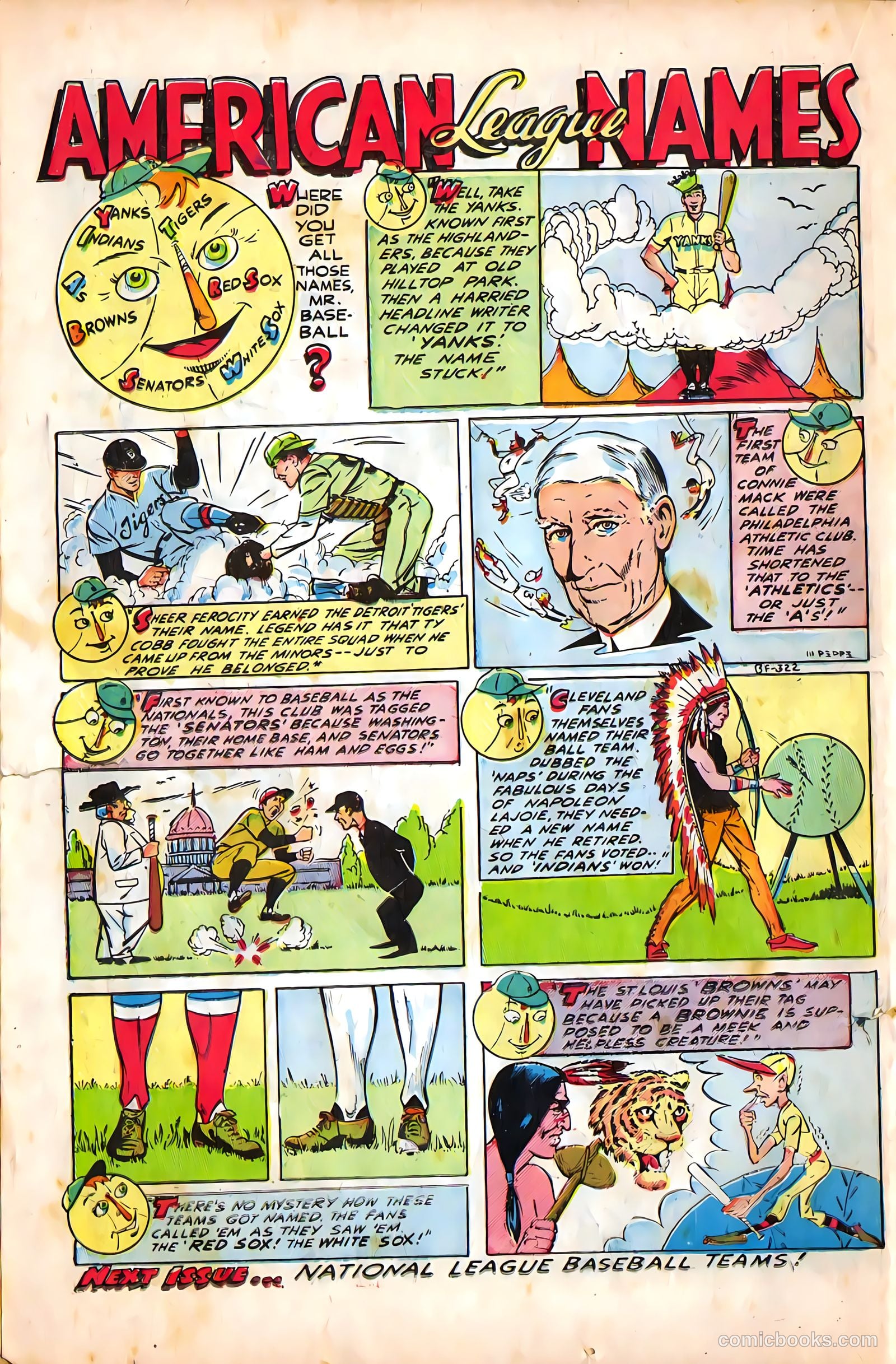 All-Pro Sports Comics #5 (1949) — page 22 of 36