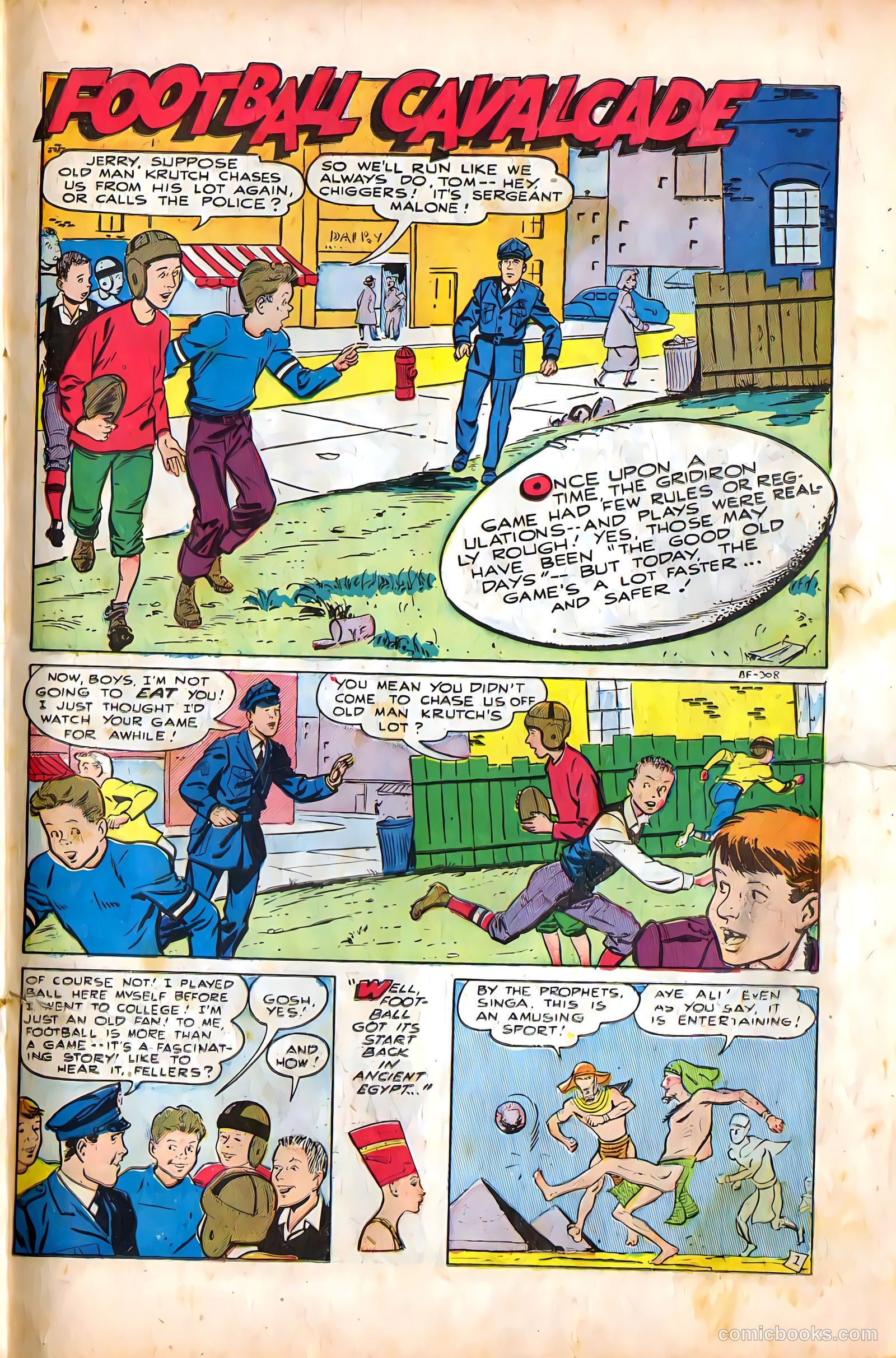All-Pro Sports Comics #5 (1949) — page 23 of 36