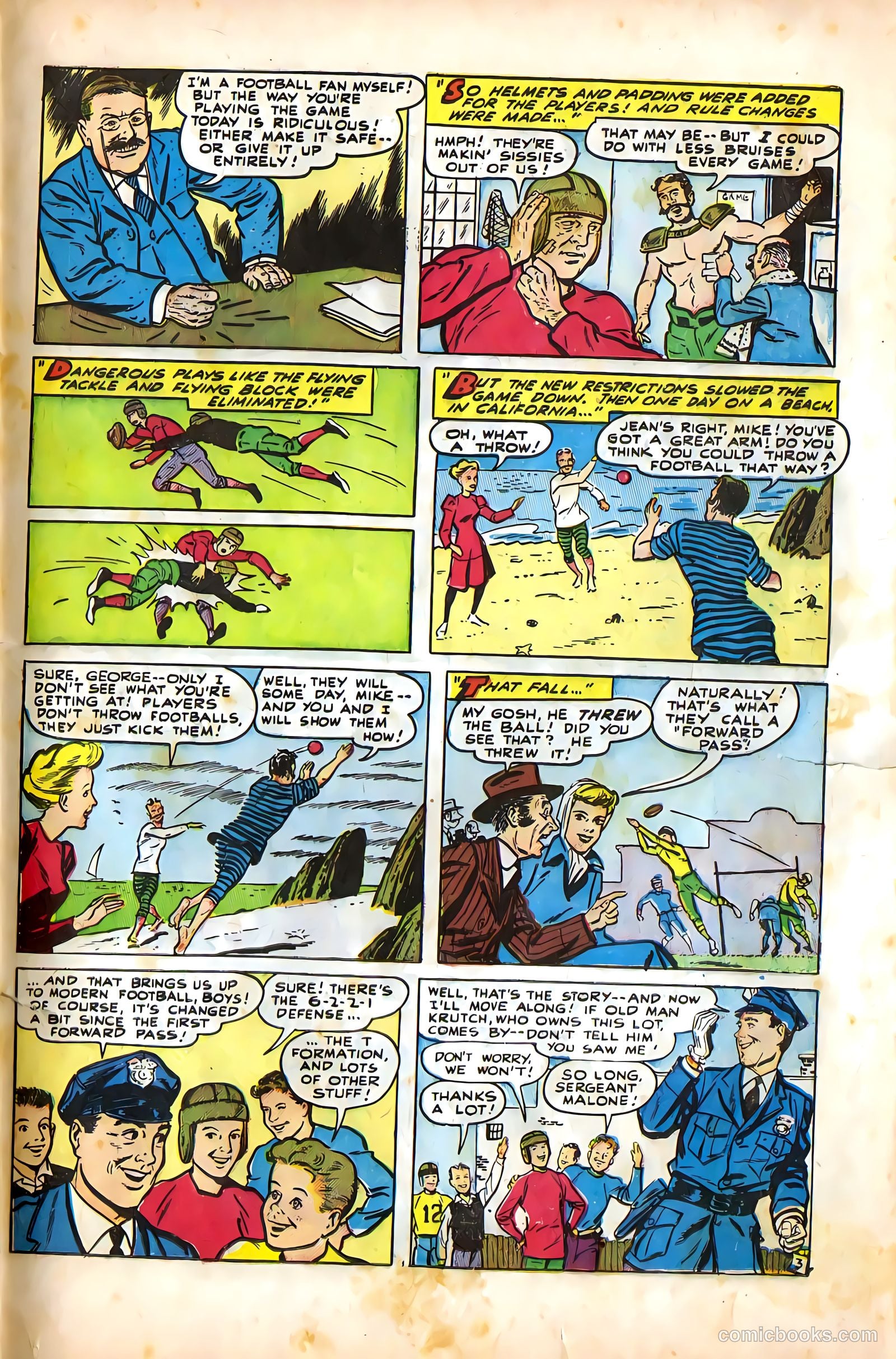 All-Pro Sports Comics #5 (1949) — page 25 of 36