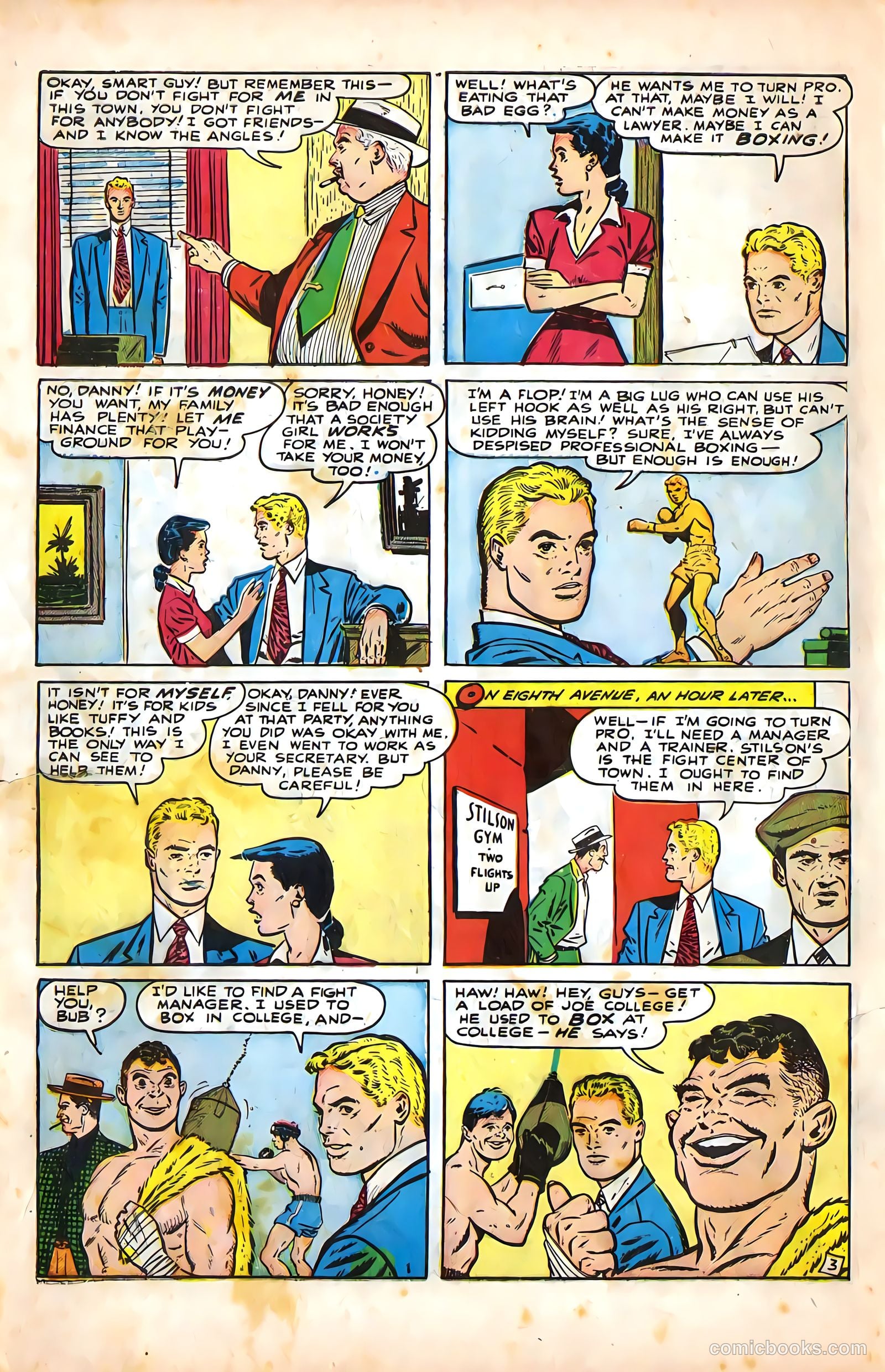All-Pro Sports Comics #5 (1949) — page 28 of 36