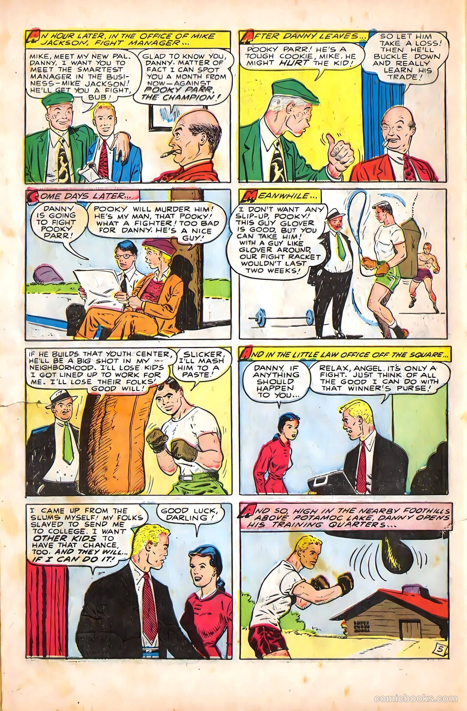 All-Pro Sports Comics #5 (1949) — page 30 of 36