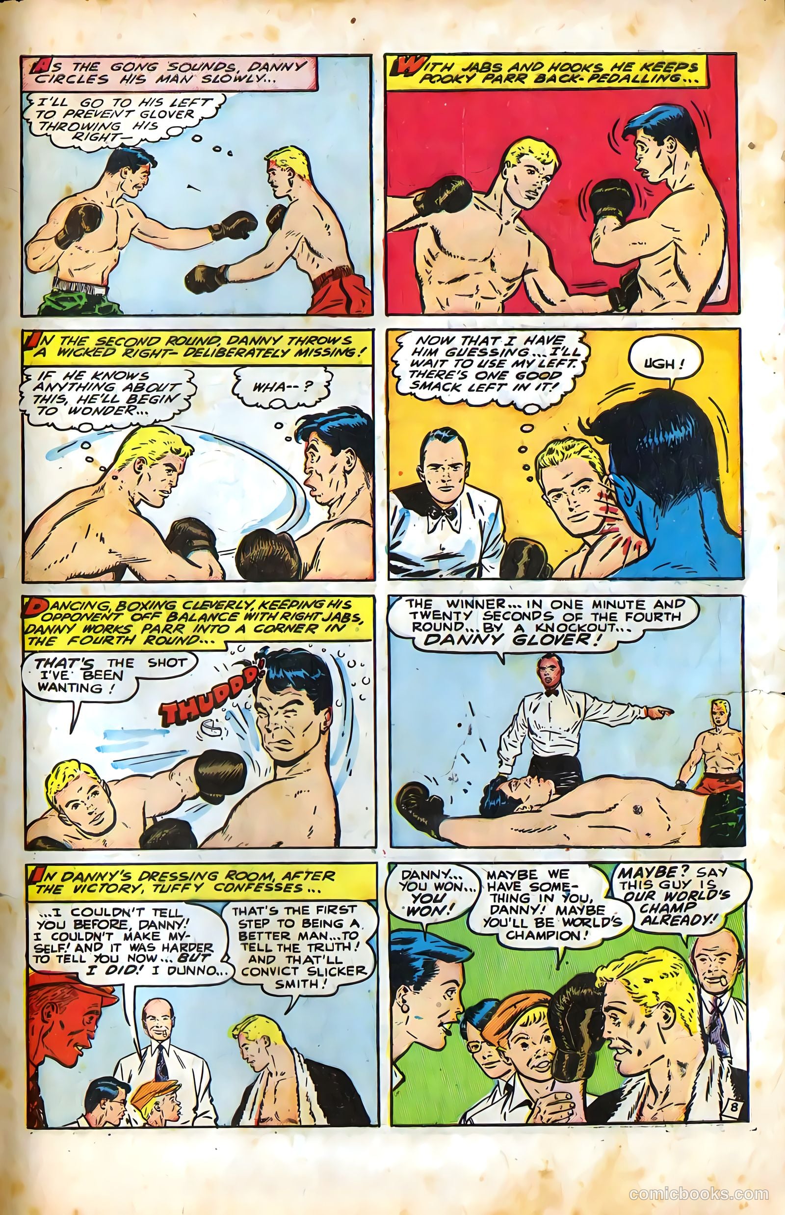 All-Pro Sports Comics #5 (1949) — page 33 of 36