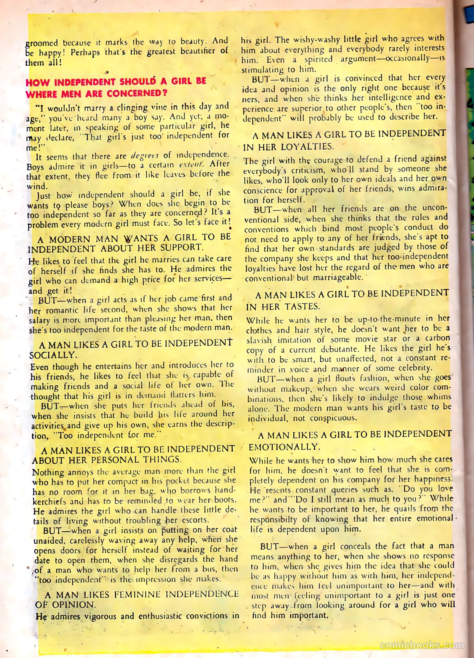 All Romances #1 (1949) — page 26 of 36