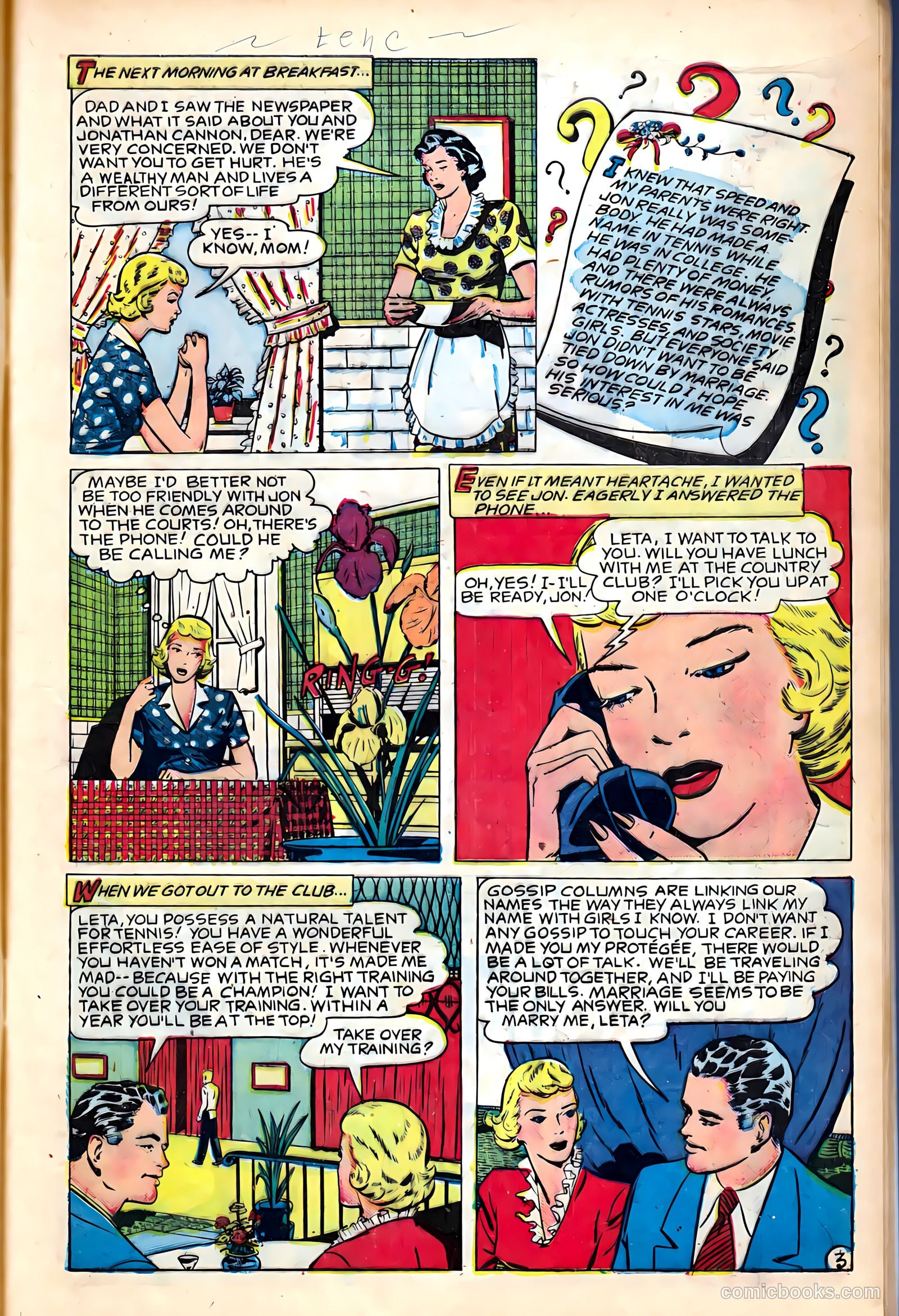 All Romances #3 (1949) — page 13 of 52