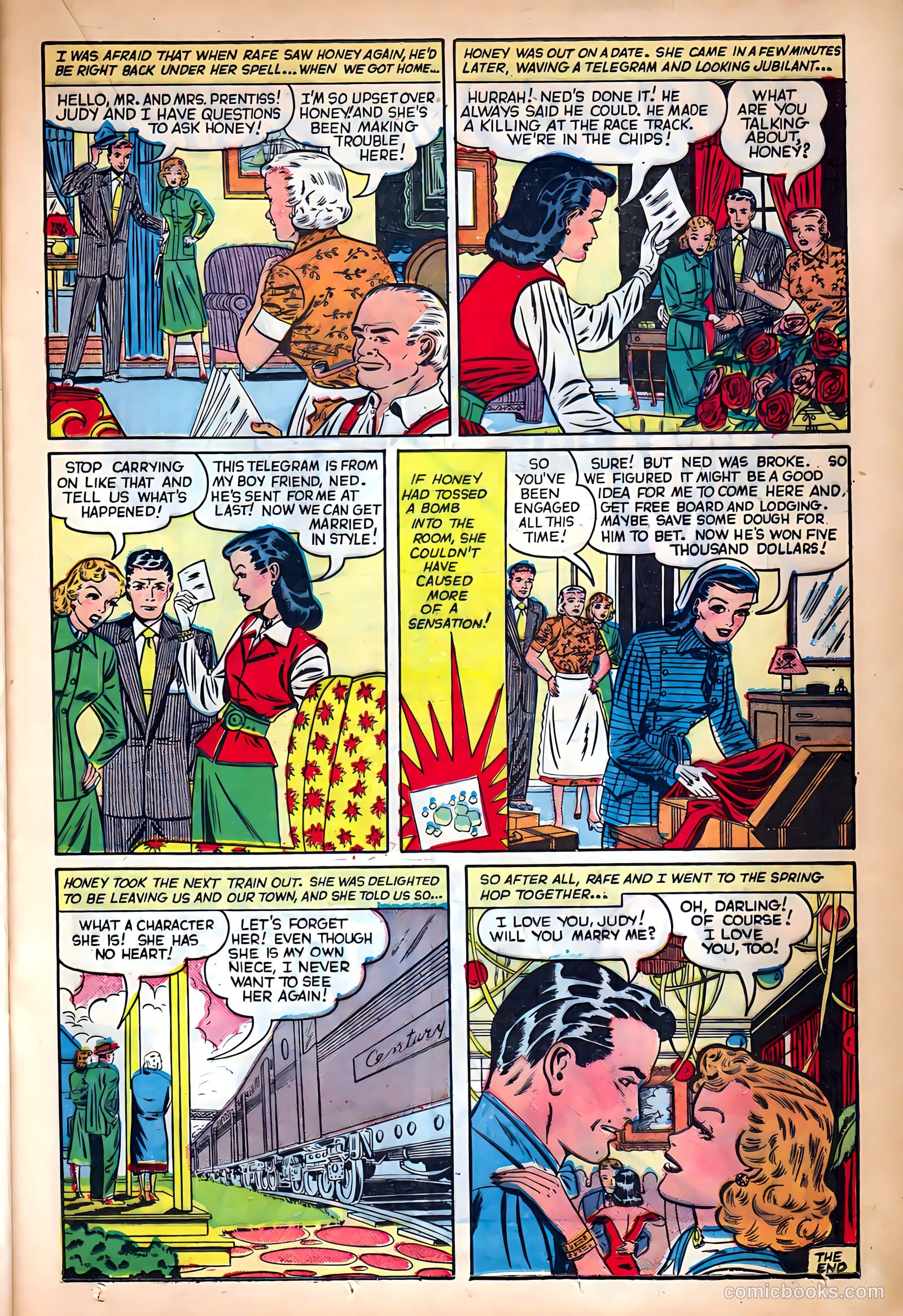 All Romances #4 (1950) — page 35 of 52