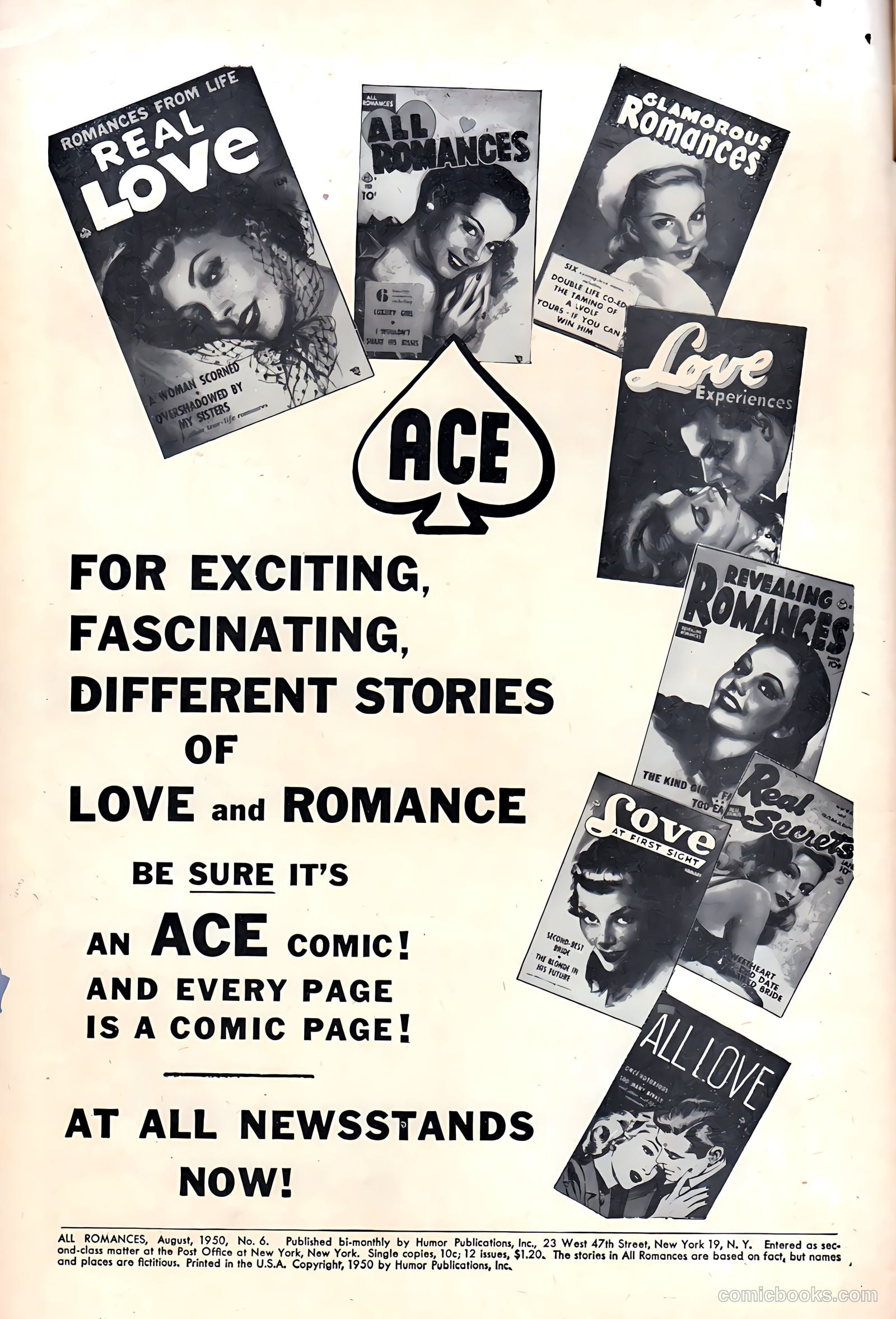 All Romances #6 (1950) — page 2 of 36