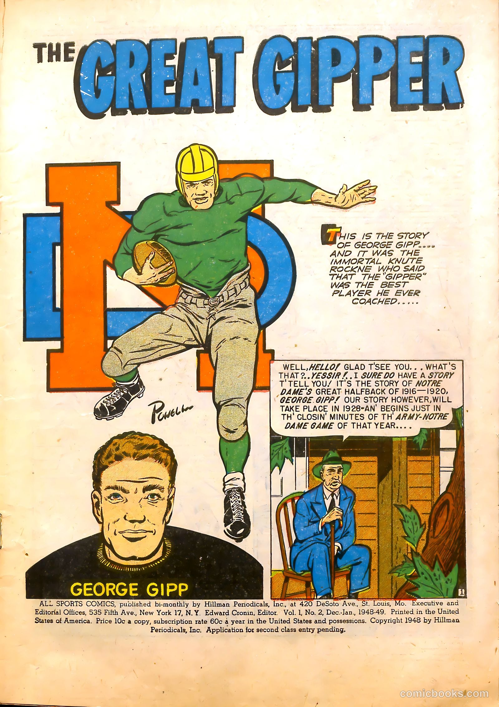 All Sports Comics #2 (1948) — page 3 of 52