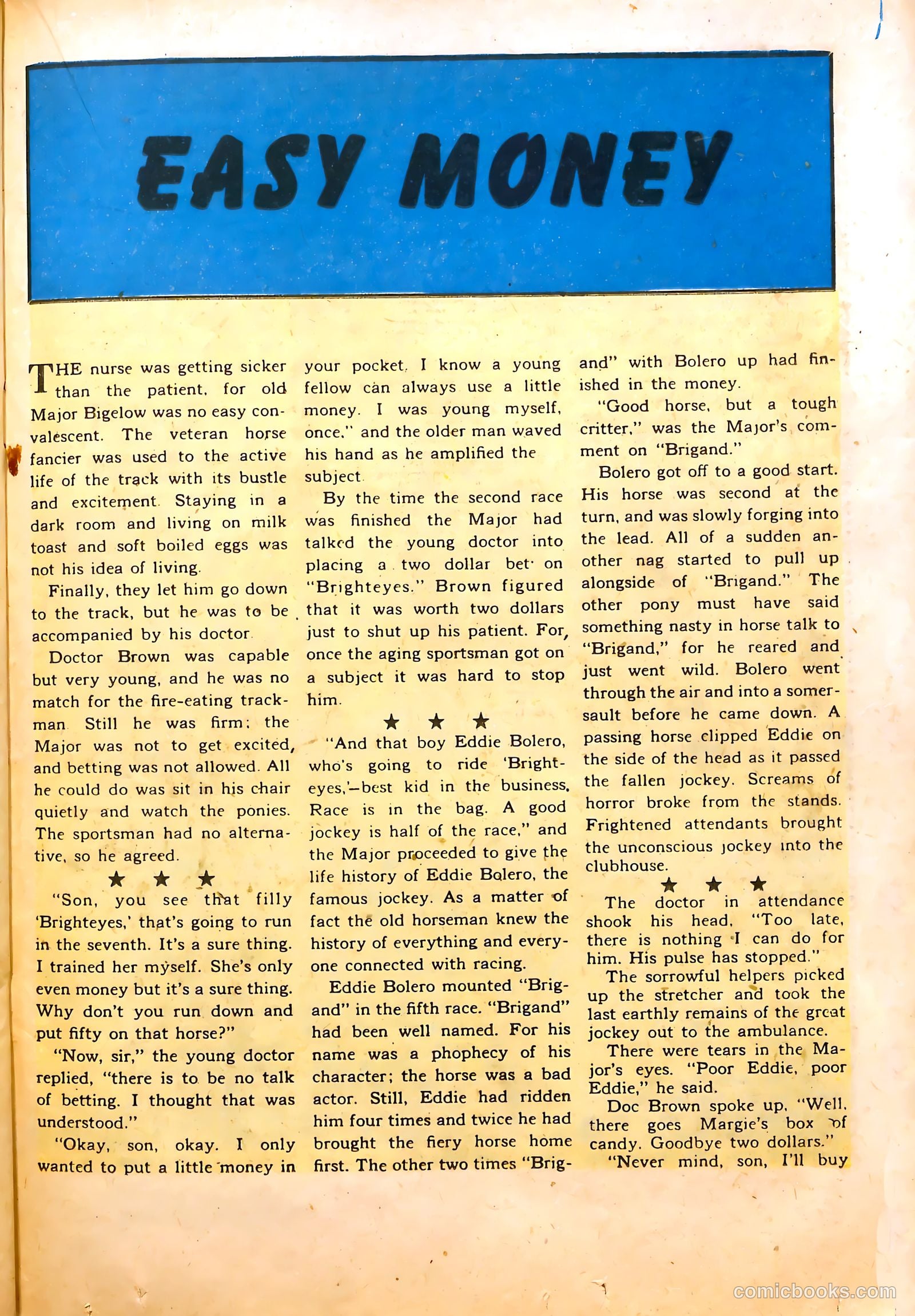 All Sports Comics #2 (1948) — page 33 of 52