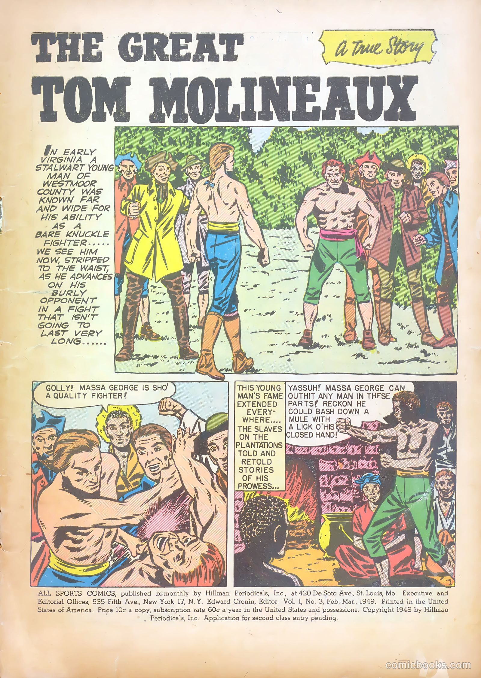 All Sports Comics #3 (1949) — page 3 of 52