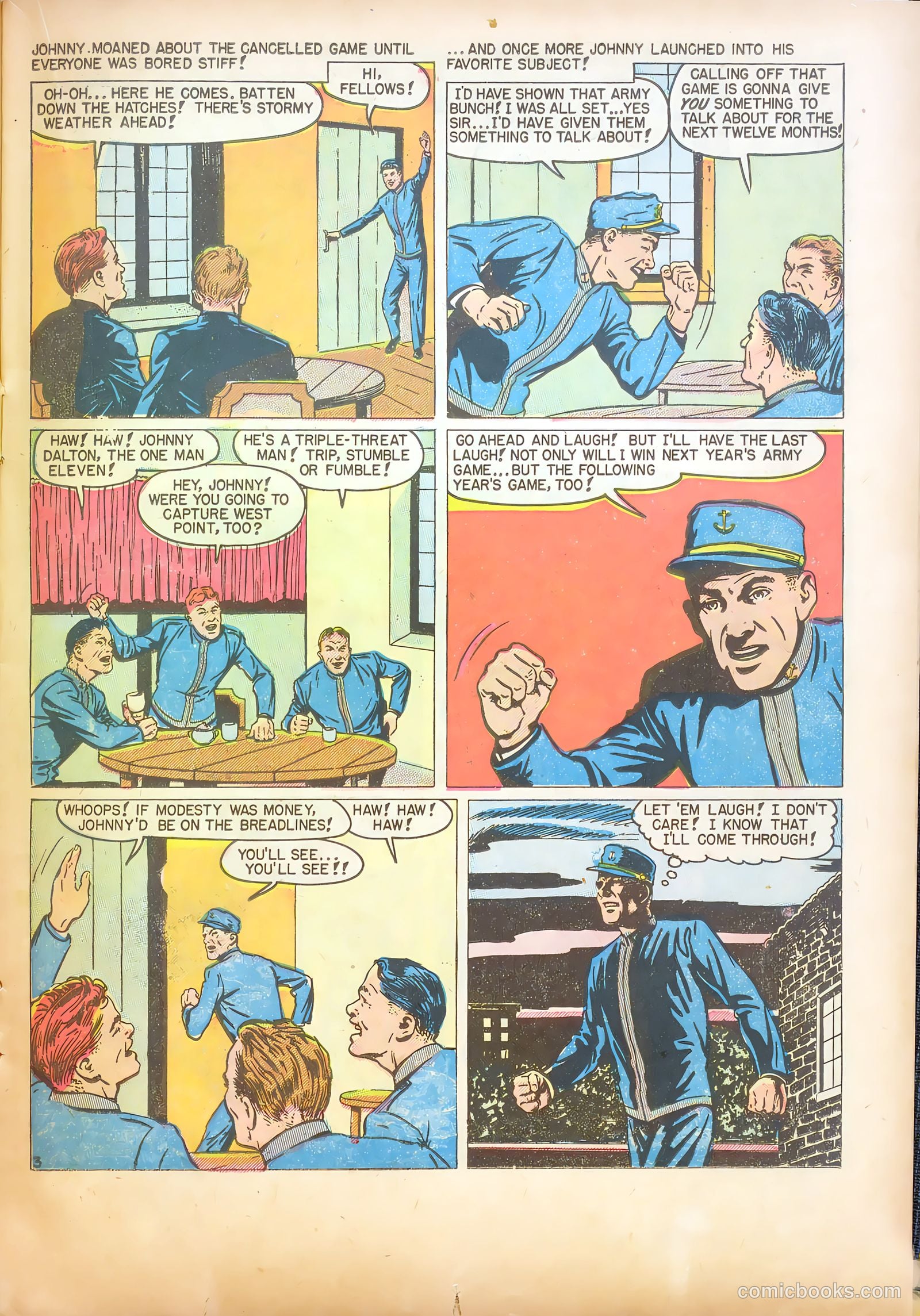All Sports Comics #3 (1949) — page 21 of 52