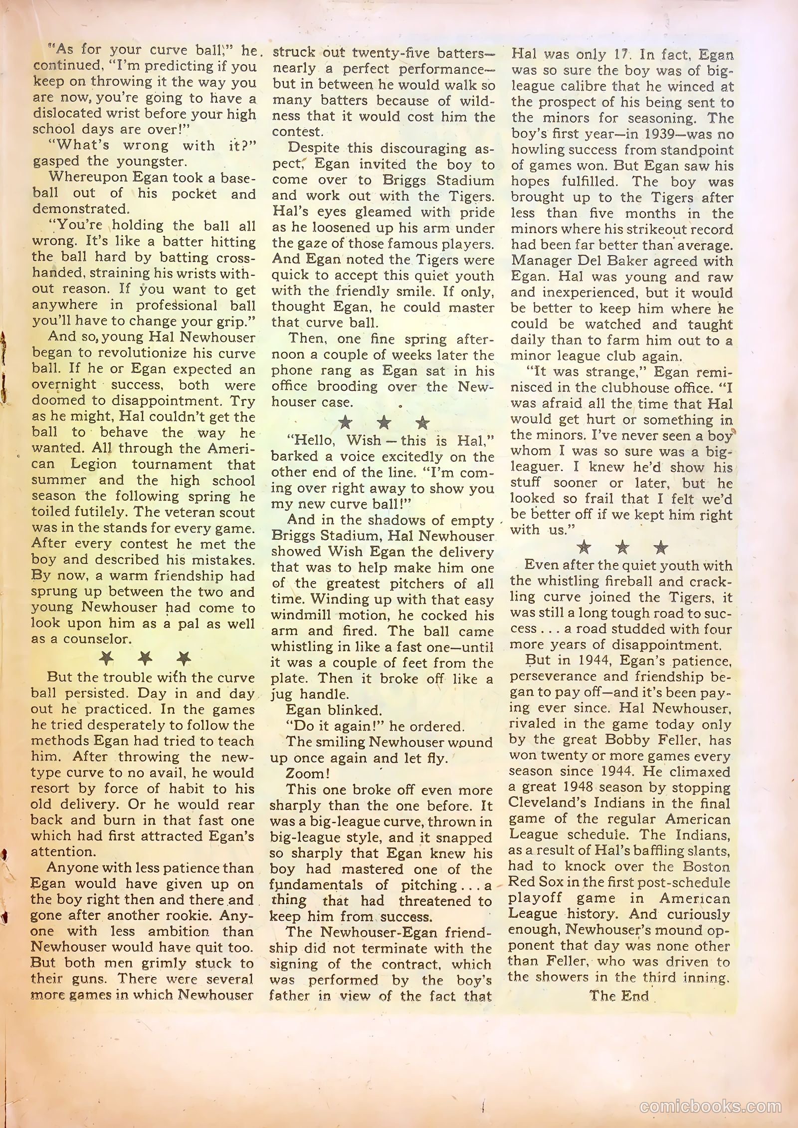 All Sports Comics #3 (1949) — page 27 of 52