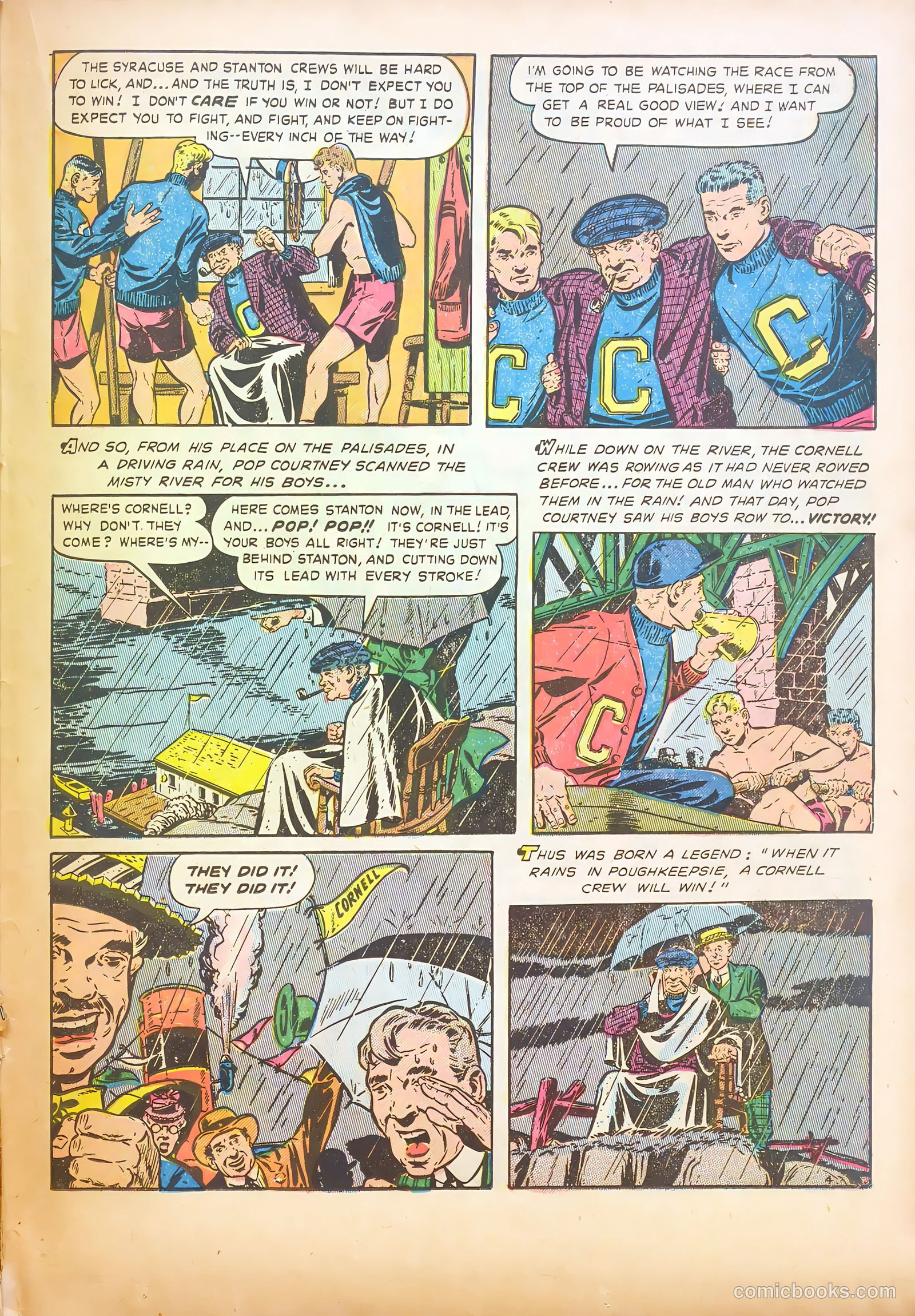 All Sports Comics #3 (1949) — page 35 of 52