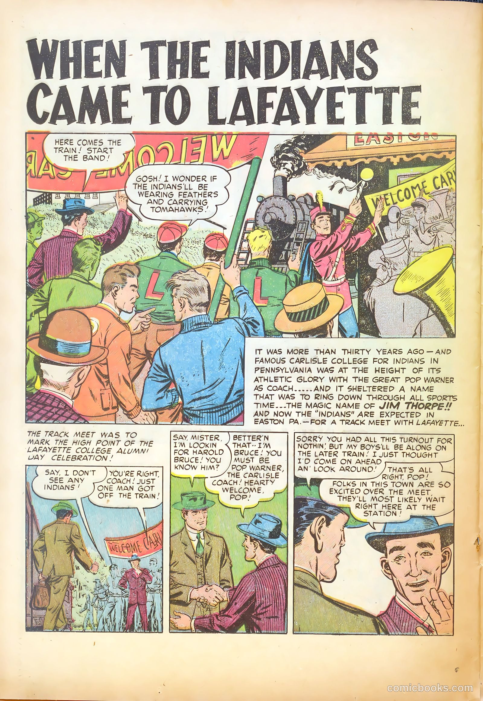All Sports Comics #3 (1949) — page 36 of 52