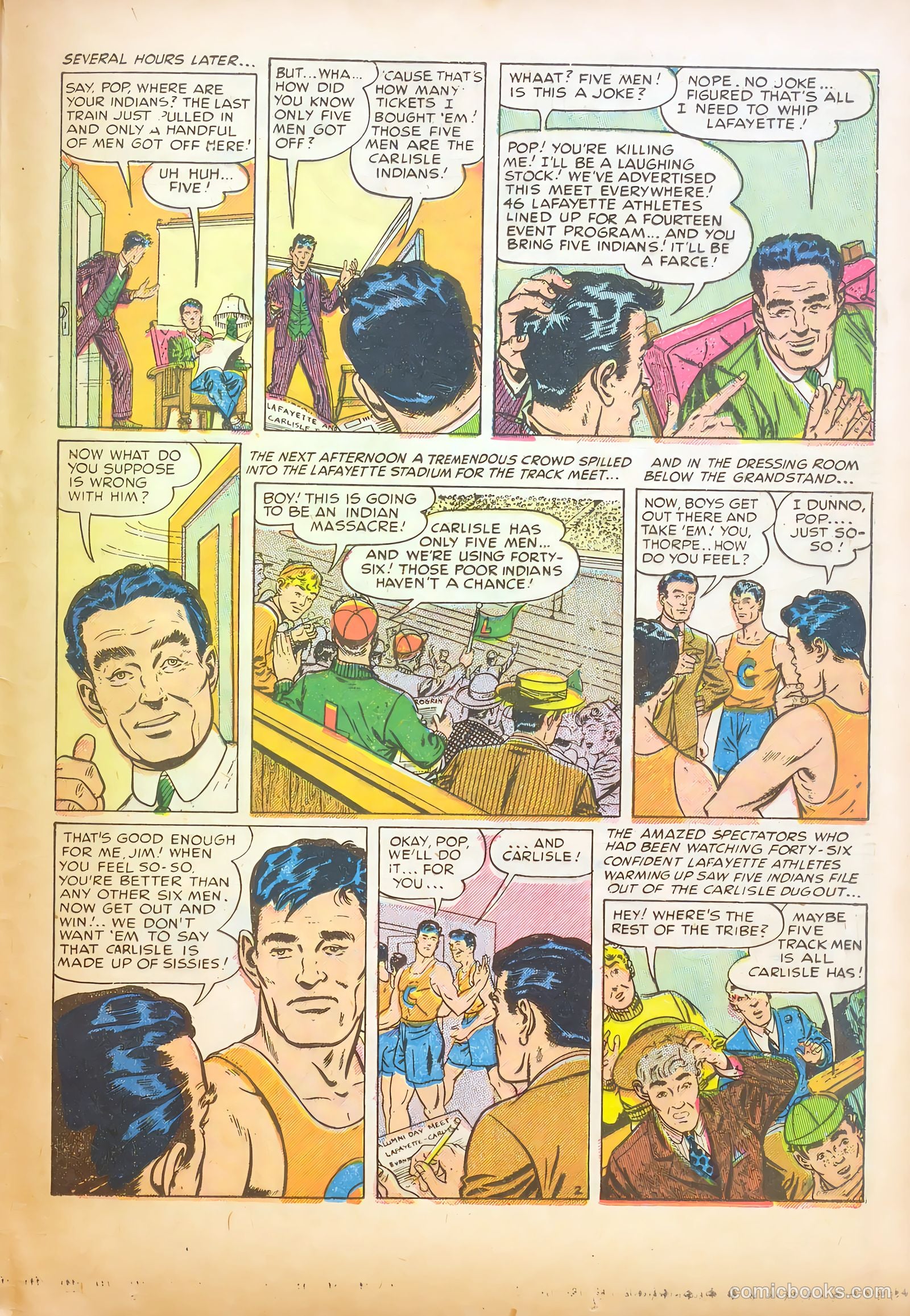 All Sports Comics #3 (1949) — page 37 of 52