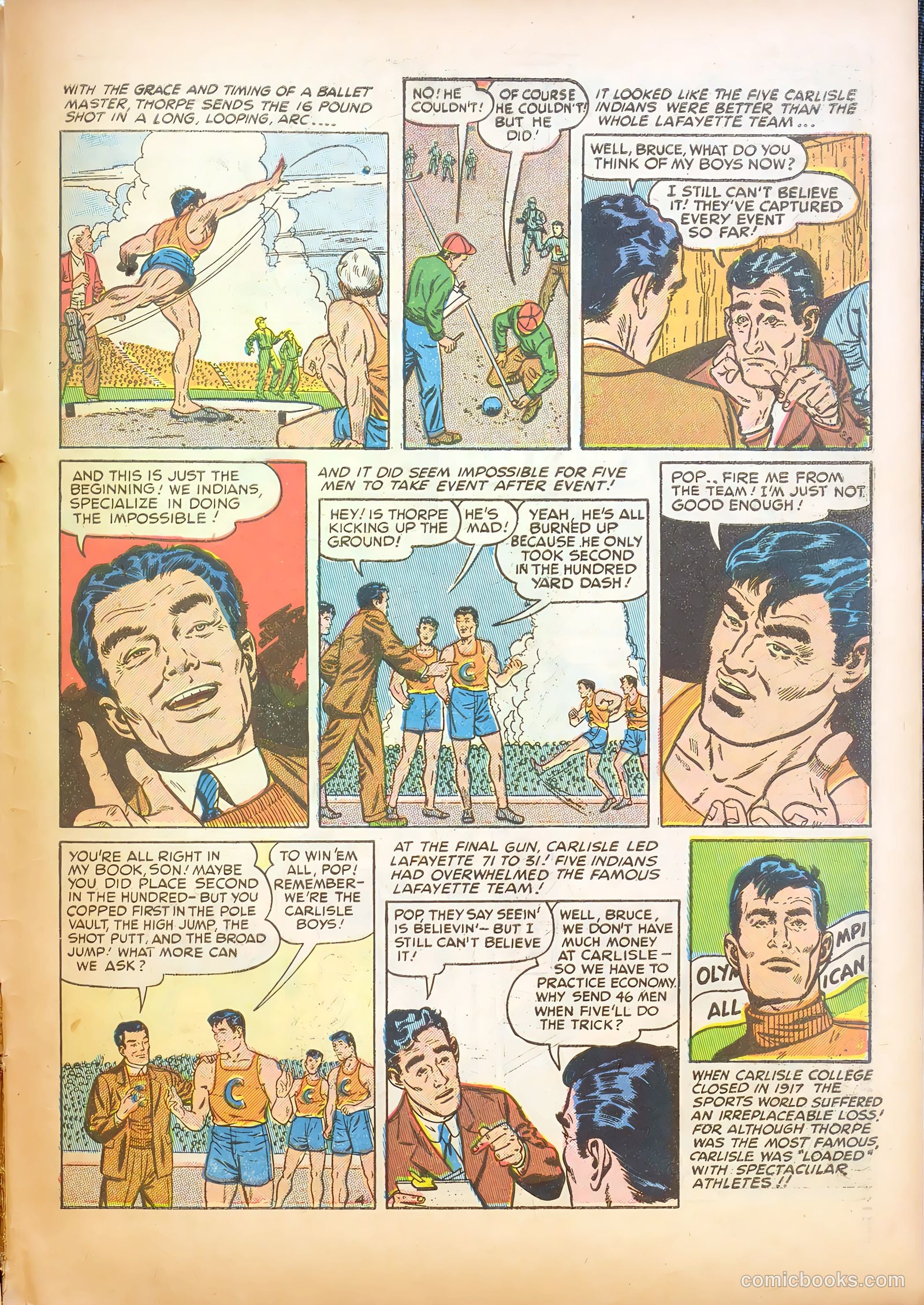 All Sports Comics #3 (1949) — page 39 of 52