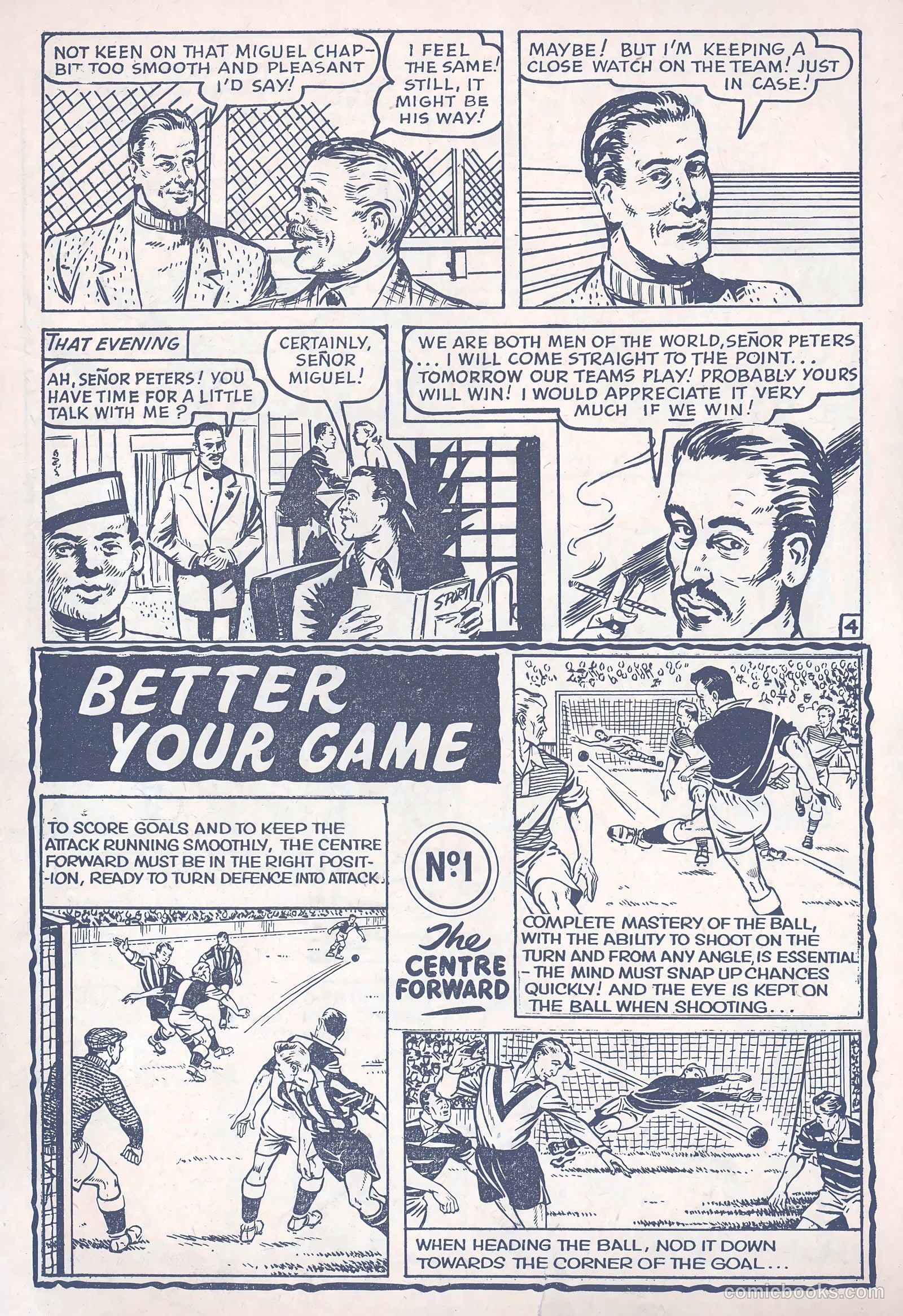 Football Comic #3 (1952) — page 6 of 28