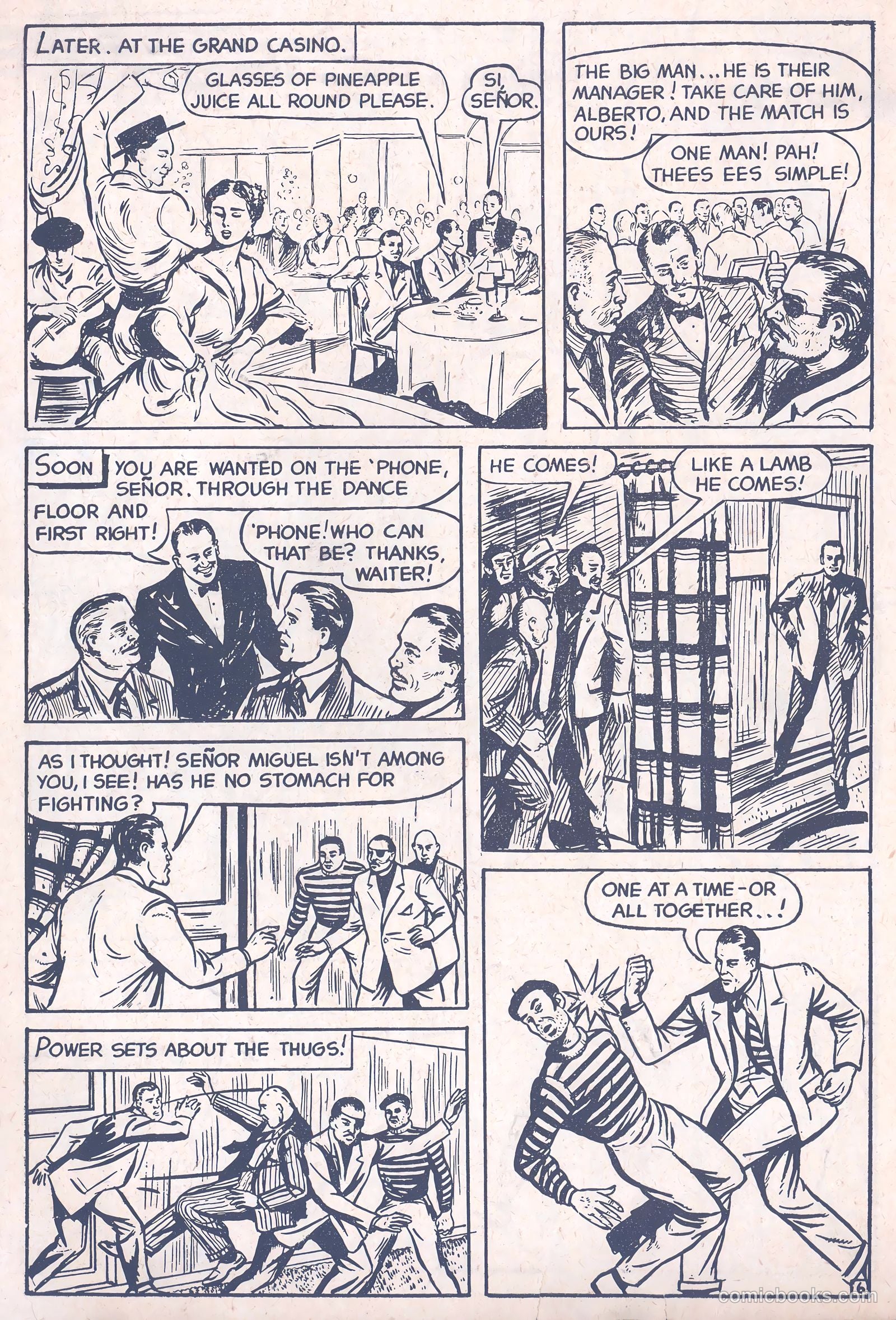 Football Comic #3 (1952) — page 8 of 28