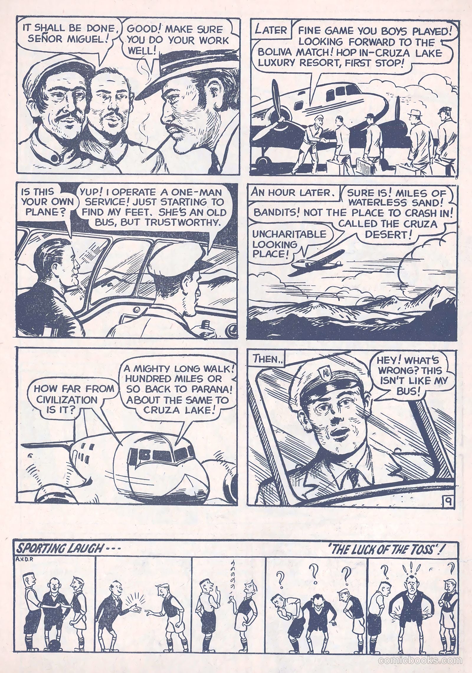 Football Comic #3 (1952) — page 11 of 28
