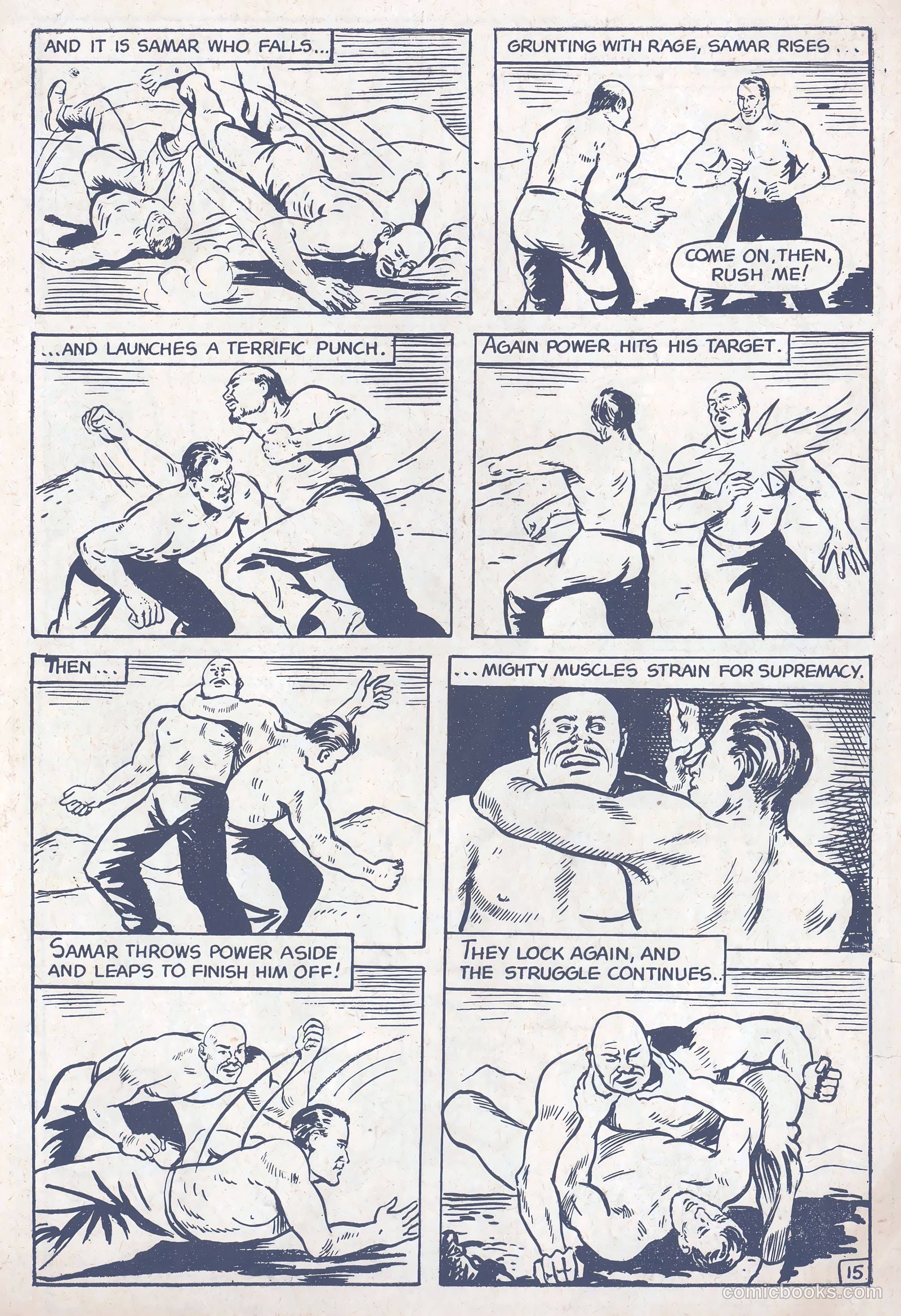 Football Comic #3 (1952) — page 17 of 28