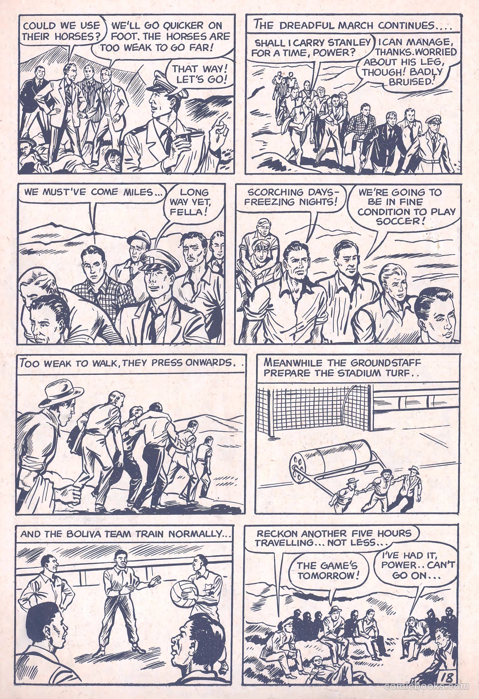Football Comic #3 (1952) — page 20 of 28