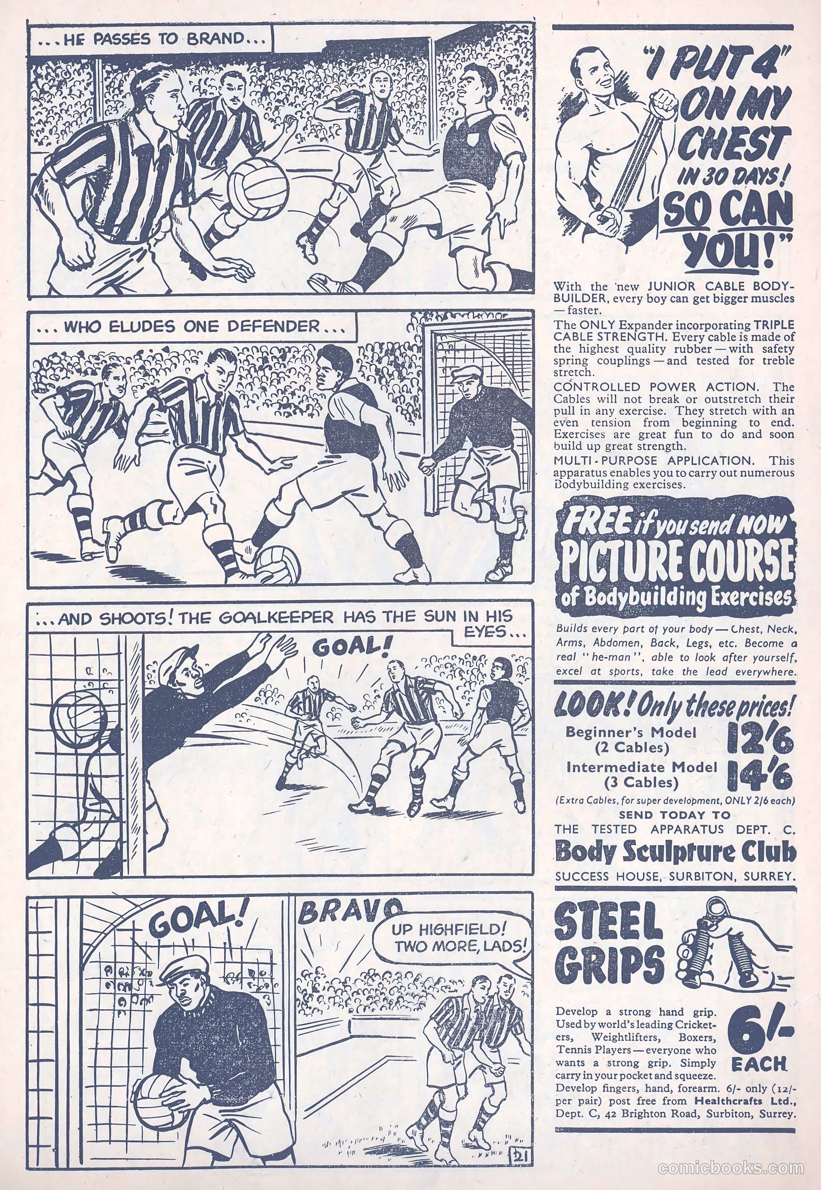 Football Comic #3 (1952) — page 23 of 28